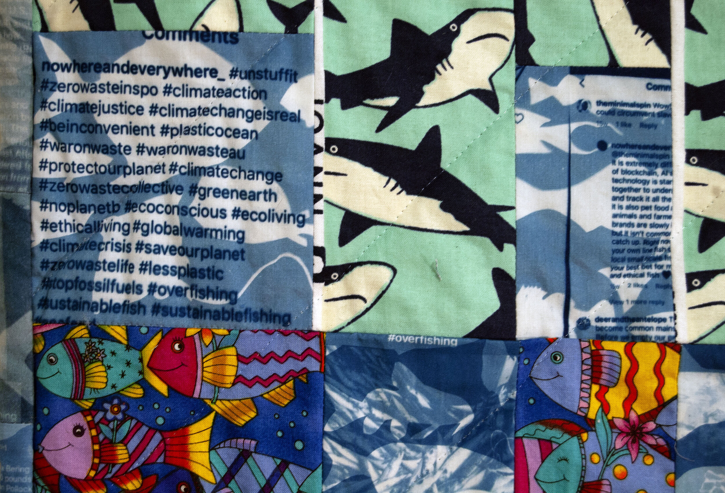 Ocean Memorial Quilt (#overfishing)
