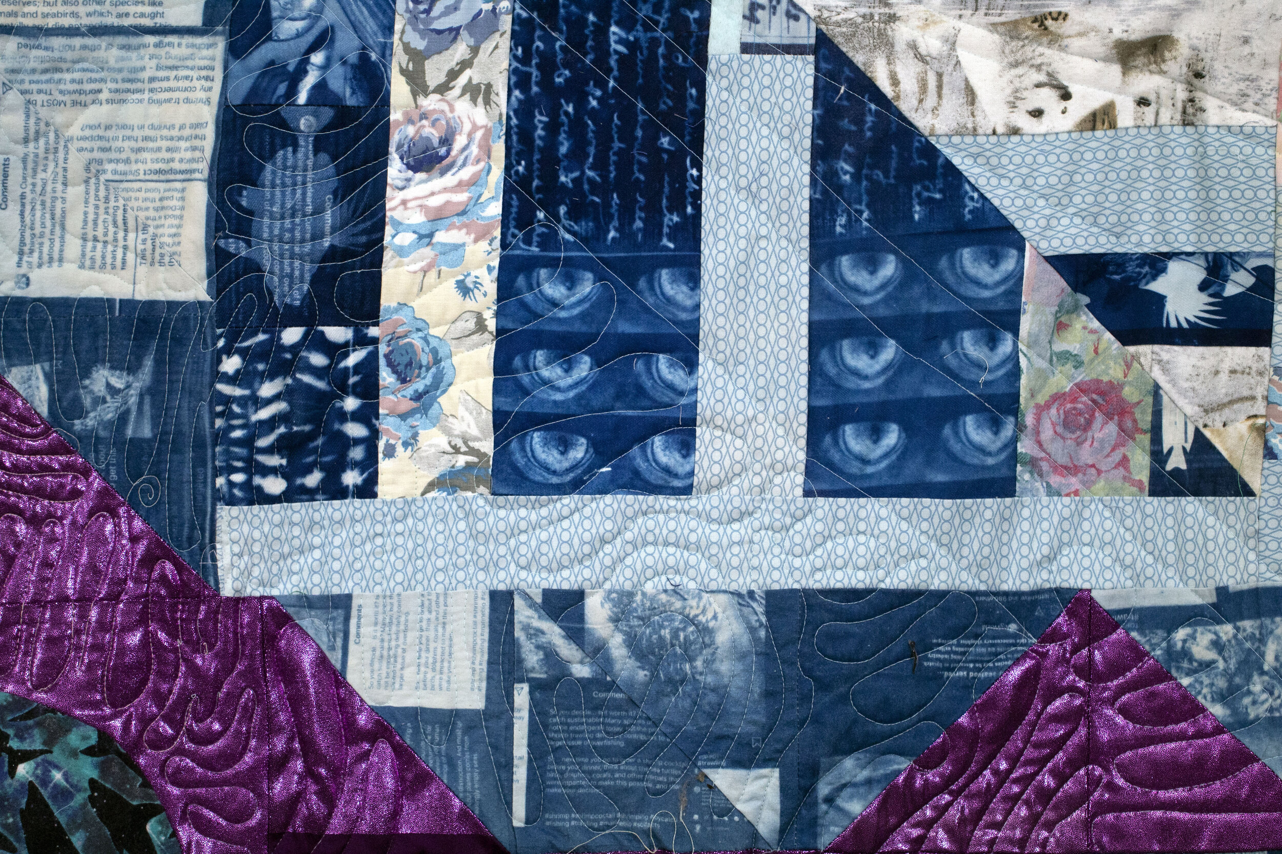 The Crossing Quilt (detail)