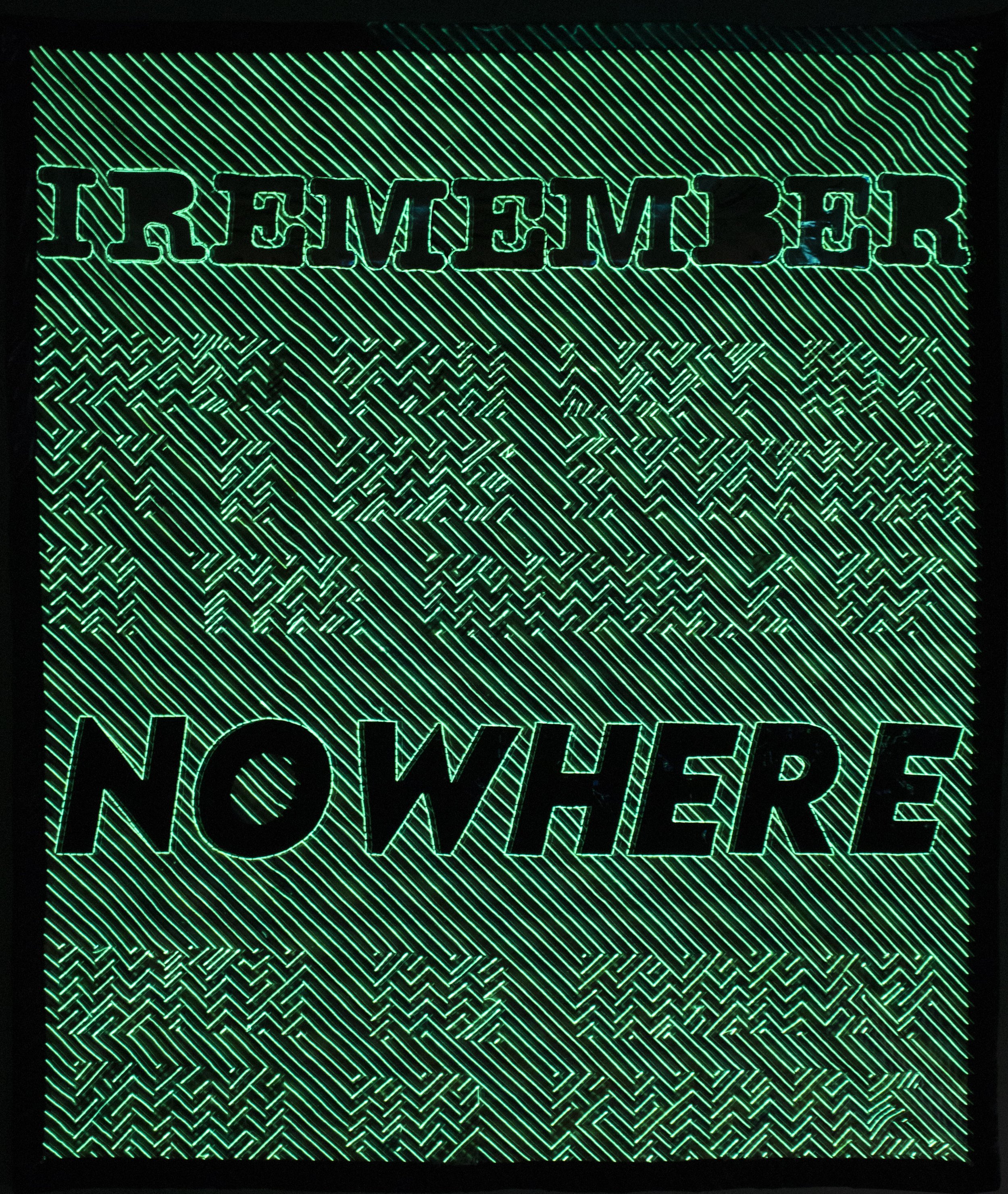 I Remember Nowhere (as seen in the dark)