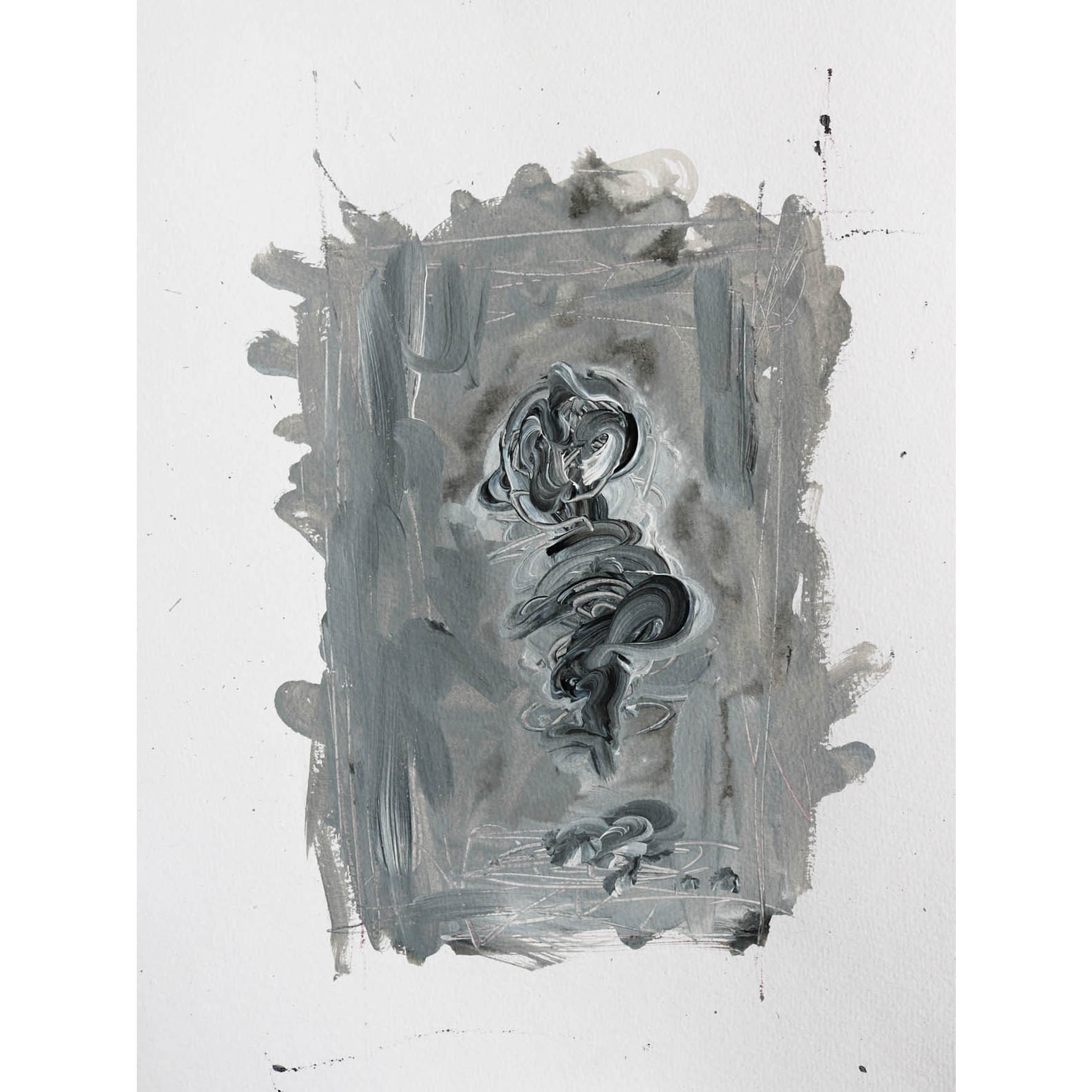 Untitled, 40×30cm, Acrylic on paper, 2016