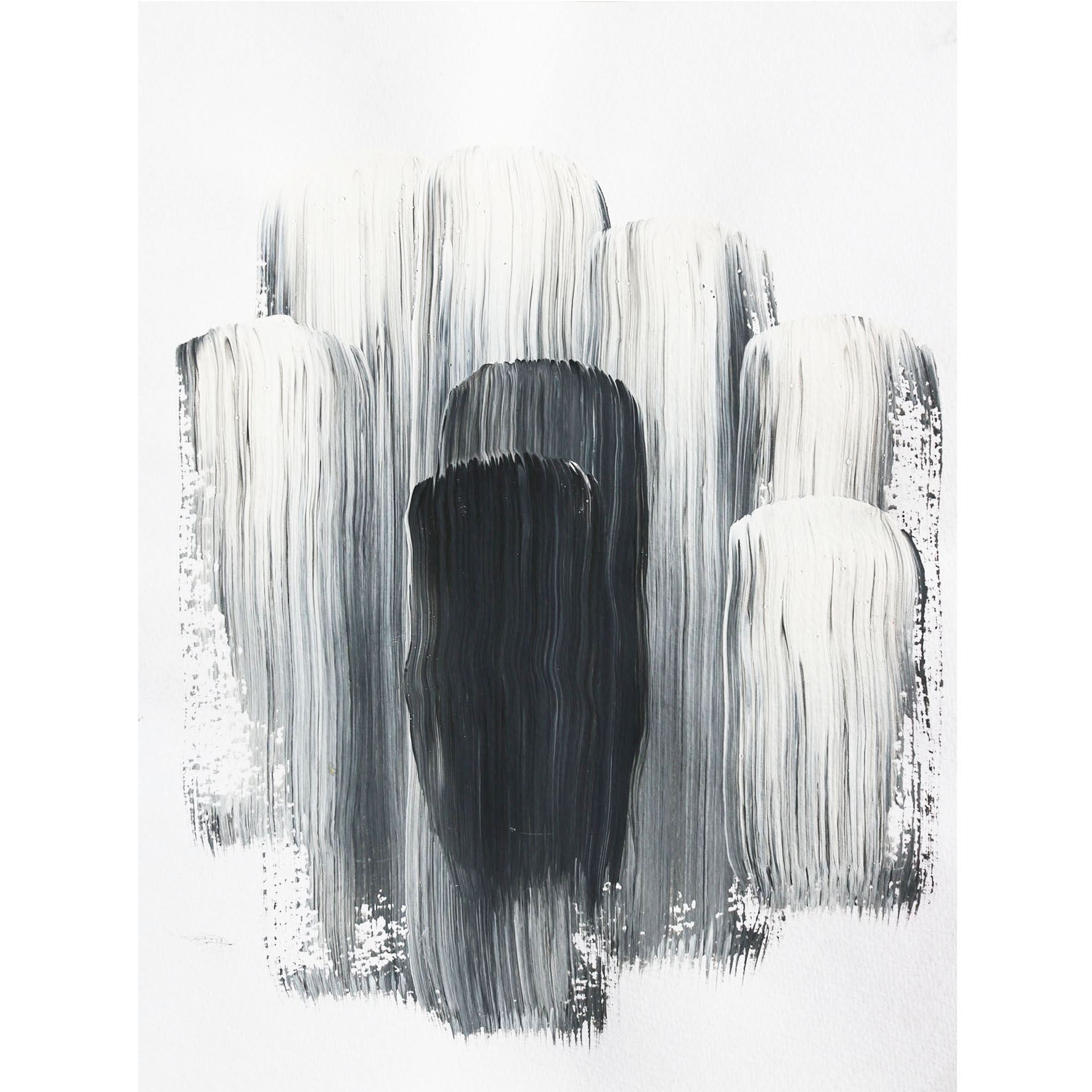 Untitled, 40×30cm, Acrylic on paper, 2016