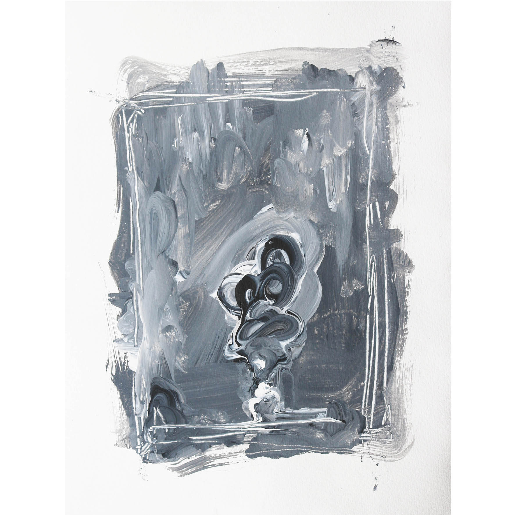 Untitled, 40×30cm, Acrylic on paper, 2016