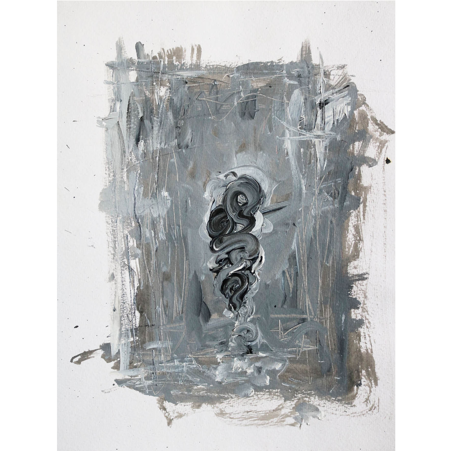 Untitled, 40×30cm, Acrylic on paper, 2016