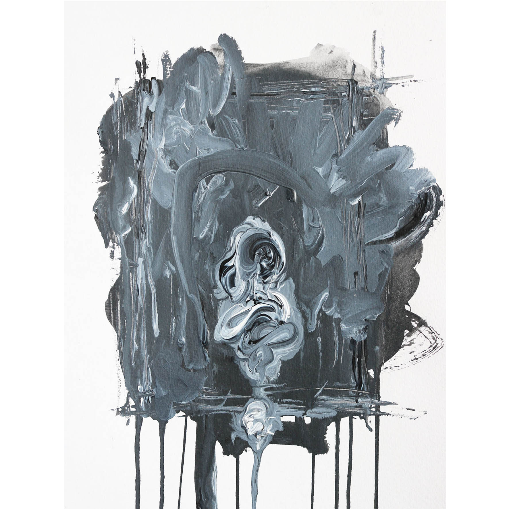 Untitled, 40×30cm, Acrylic on paper, 2016