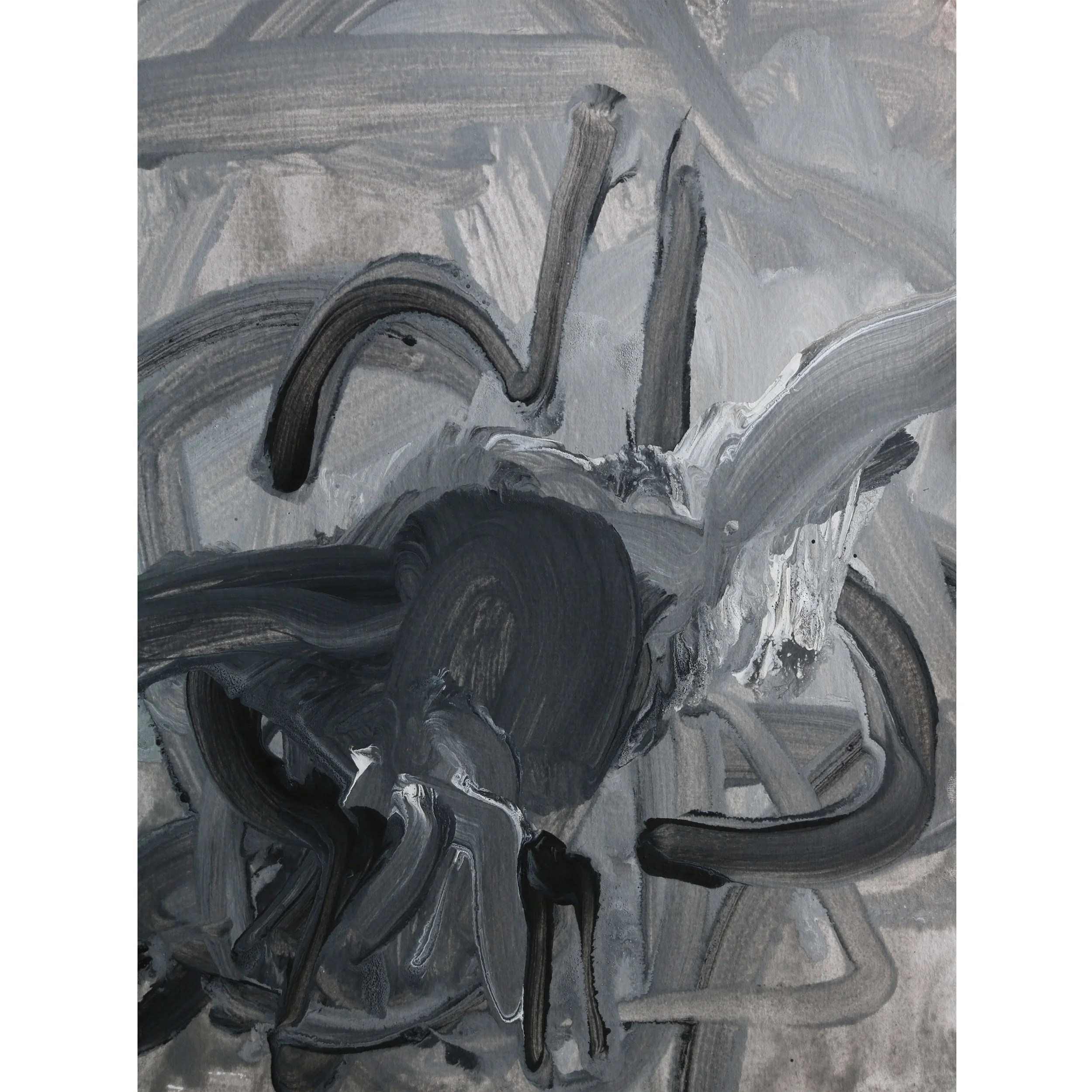 Untitled, 32×24cm, Acrylic on paper, 2018