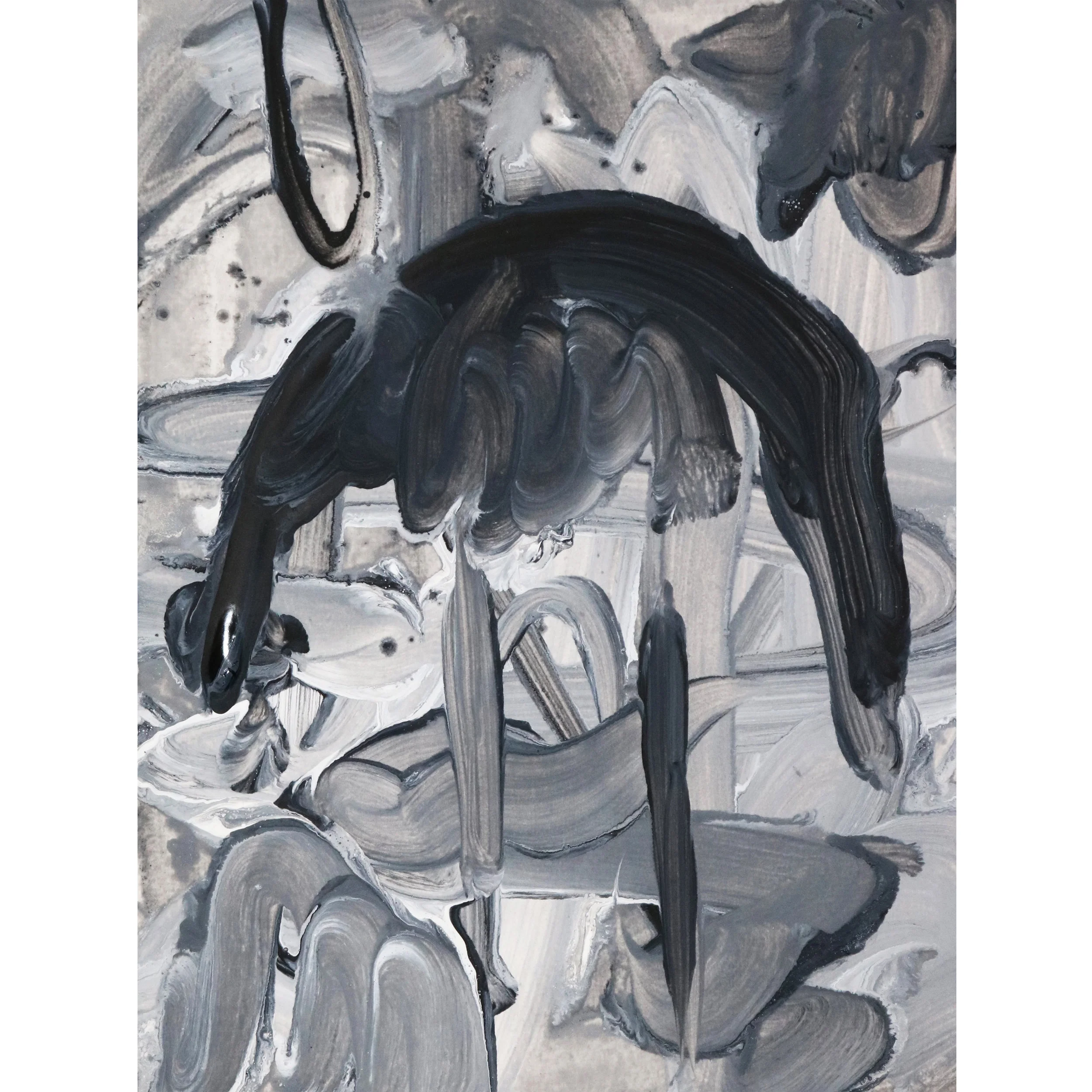 Untitled, 32×24cm, Acrylic on paper, 2018