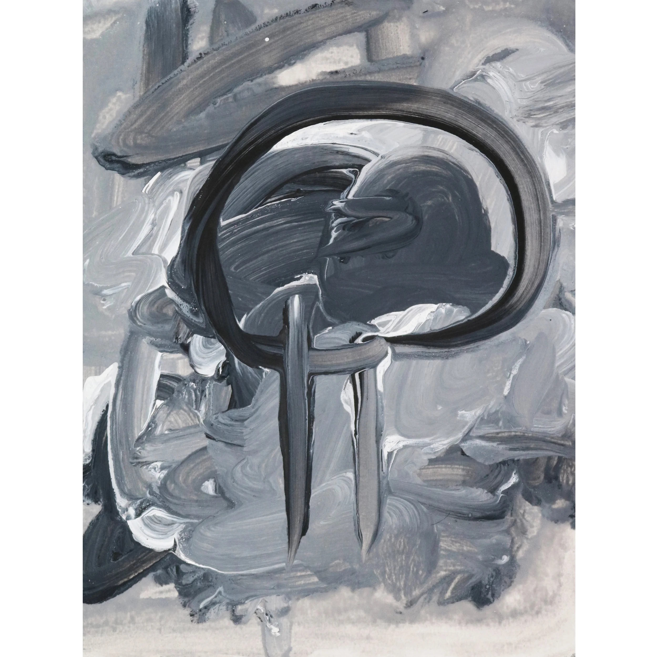 Untitled, 32×24cm, Acrylic on paper, 2018