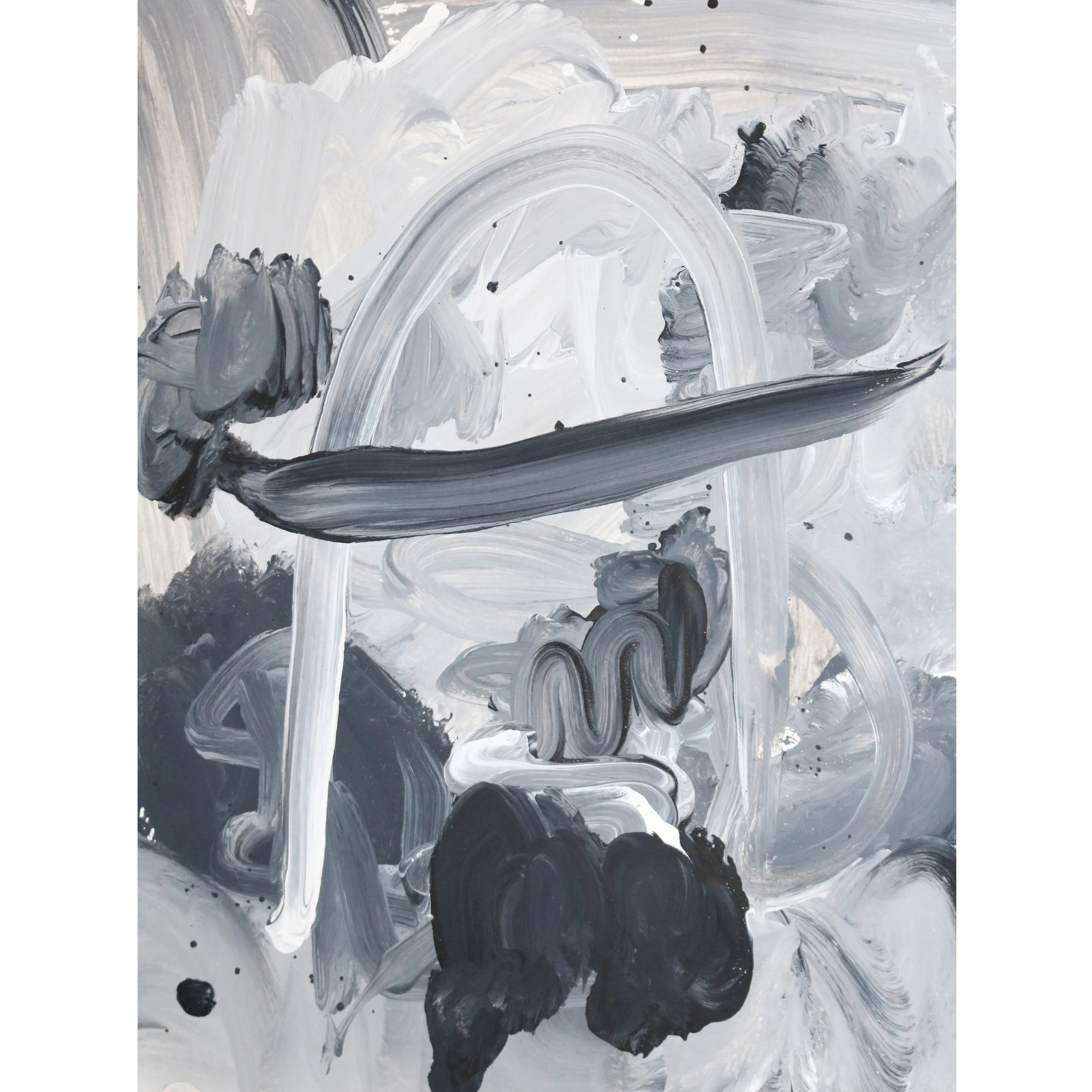 Untitled, 32×24cm, Acrylic on paper, 2018