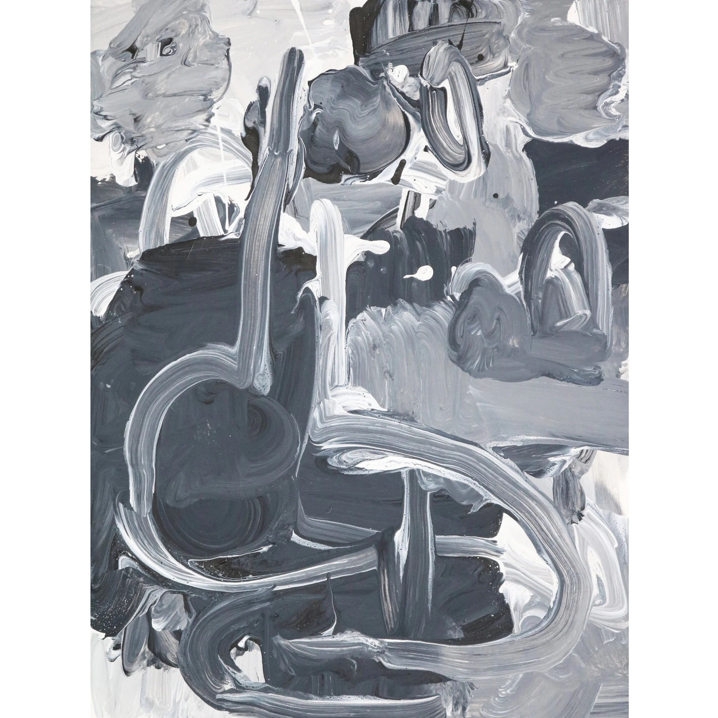 Untitled, 32×24cm, Acrylic on paper, 2018