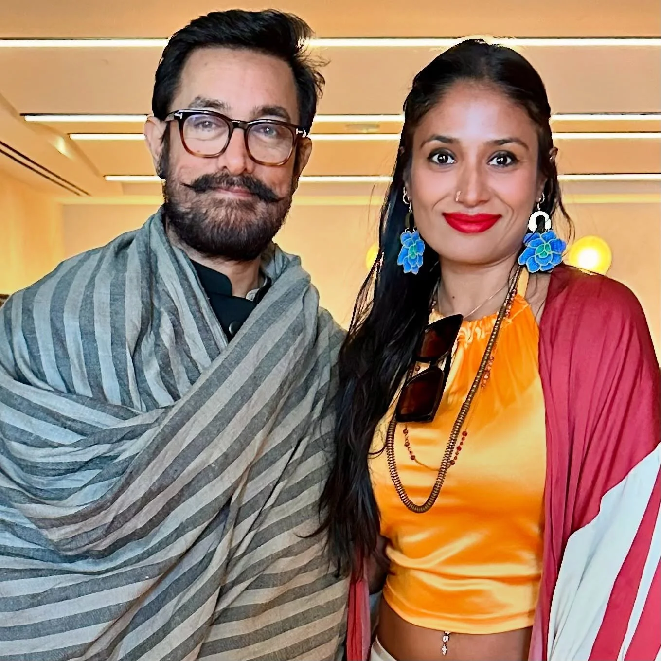 🍿🎥 Breaking my digital detox to celebrate #LostLadies @lostladiesfilm brought to life by South Asia&rsquo;s fav #storytellers: the coolest badass Director that is Kiran Rao @raodyness 😍 and everyones beloved, Oscar-nominated Aamir Khan &hearts;️ E