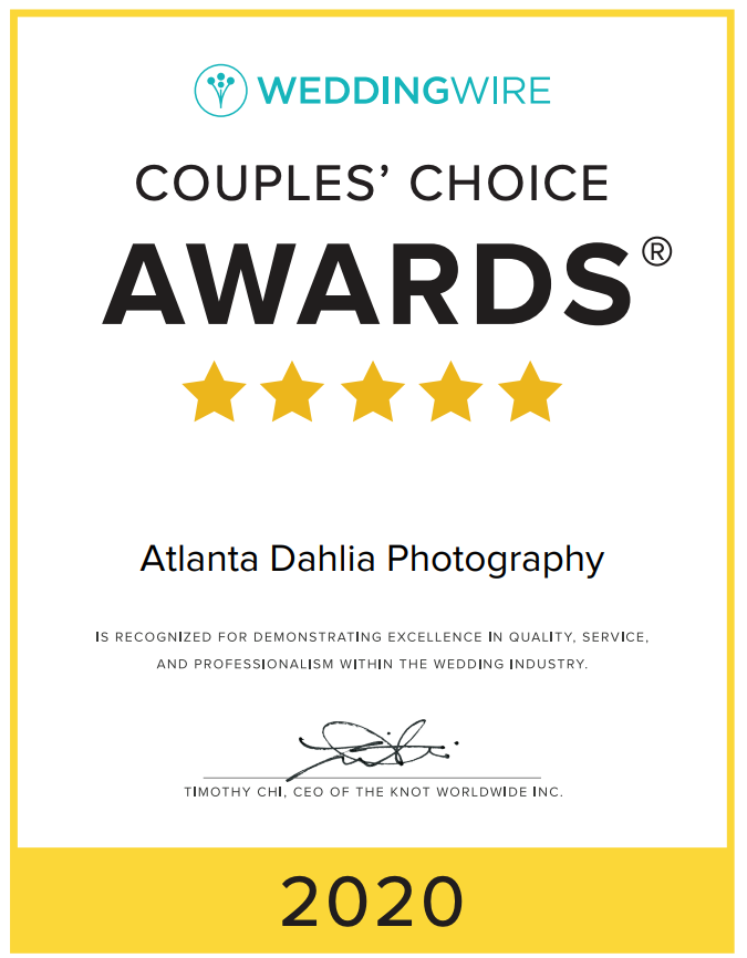 2020 WeddingWire Couples' Choice Award