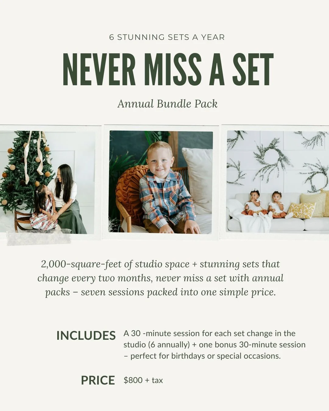 Annual Studio Pack