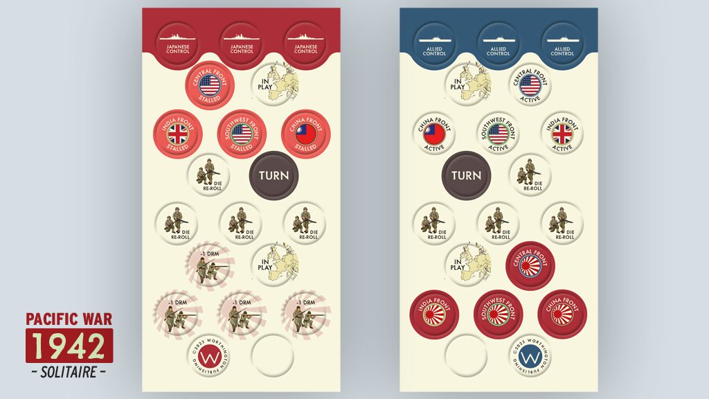 Pacific War 1942 Solitaire Travel Game — Worthington Pacific War 1942 Solitaire Travel Game — Worthington