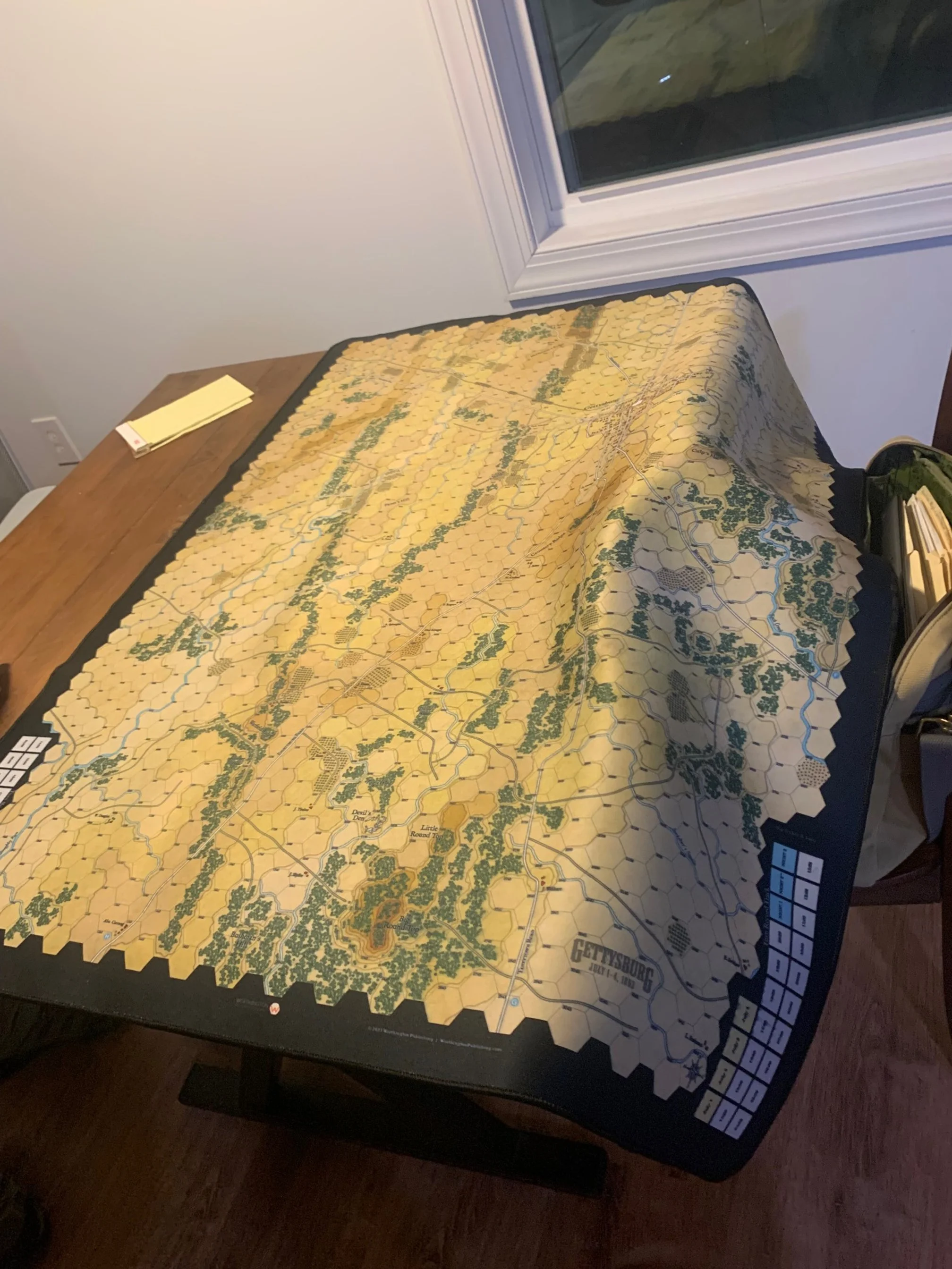 Gettysburg 1863 Neoprene Map