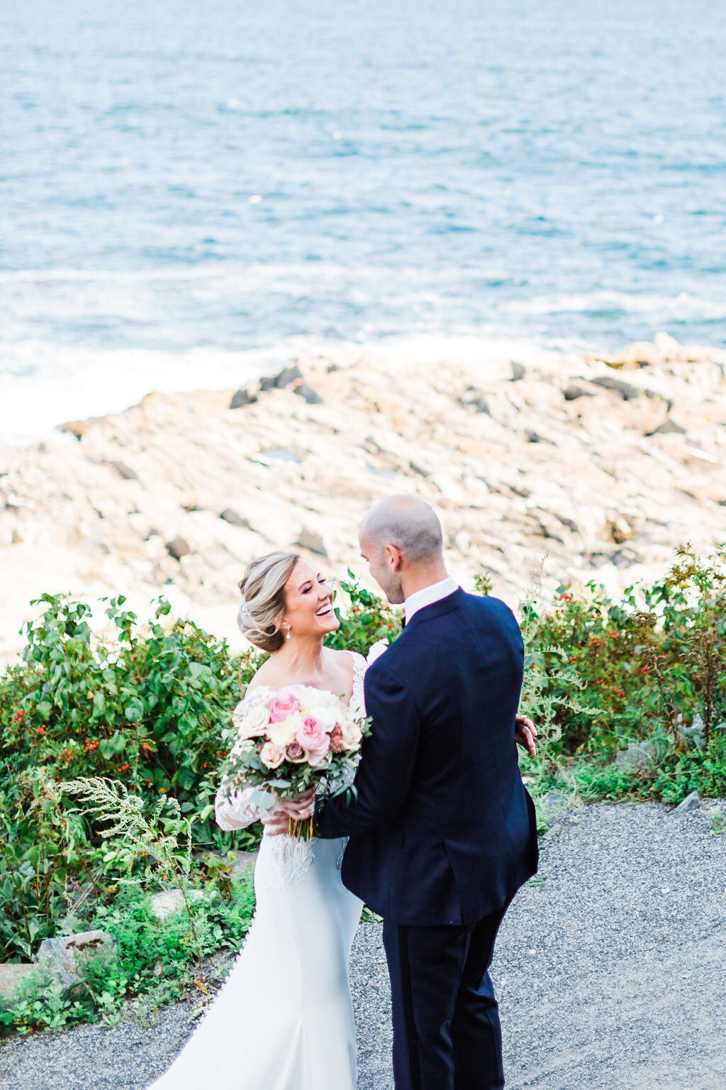 A Romantic Oceanfront Cliff House Wedding — Pinch Me Planning - Maine ...