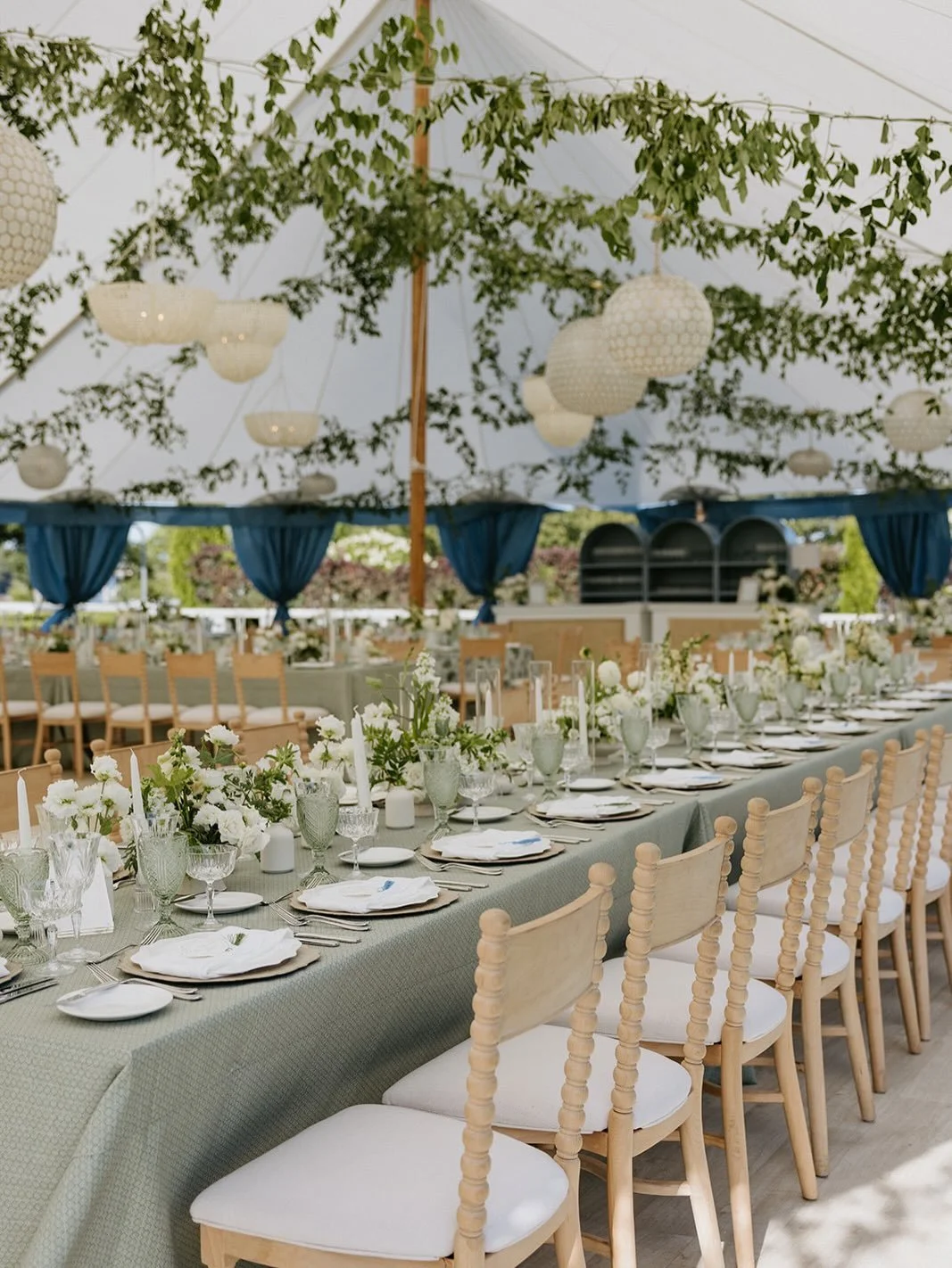 One wedding detail that makes a huge impact (but sometimes gets overlooked): chairs 🪑.

From a design standpoint, they live in the background of nearly every photo &mdash; ceremony, toasts, wide reception shots.

From a guest experience standpoint, 