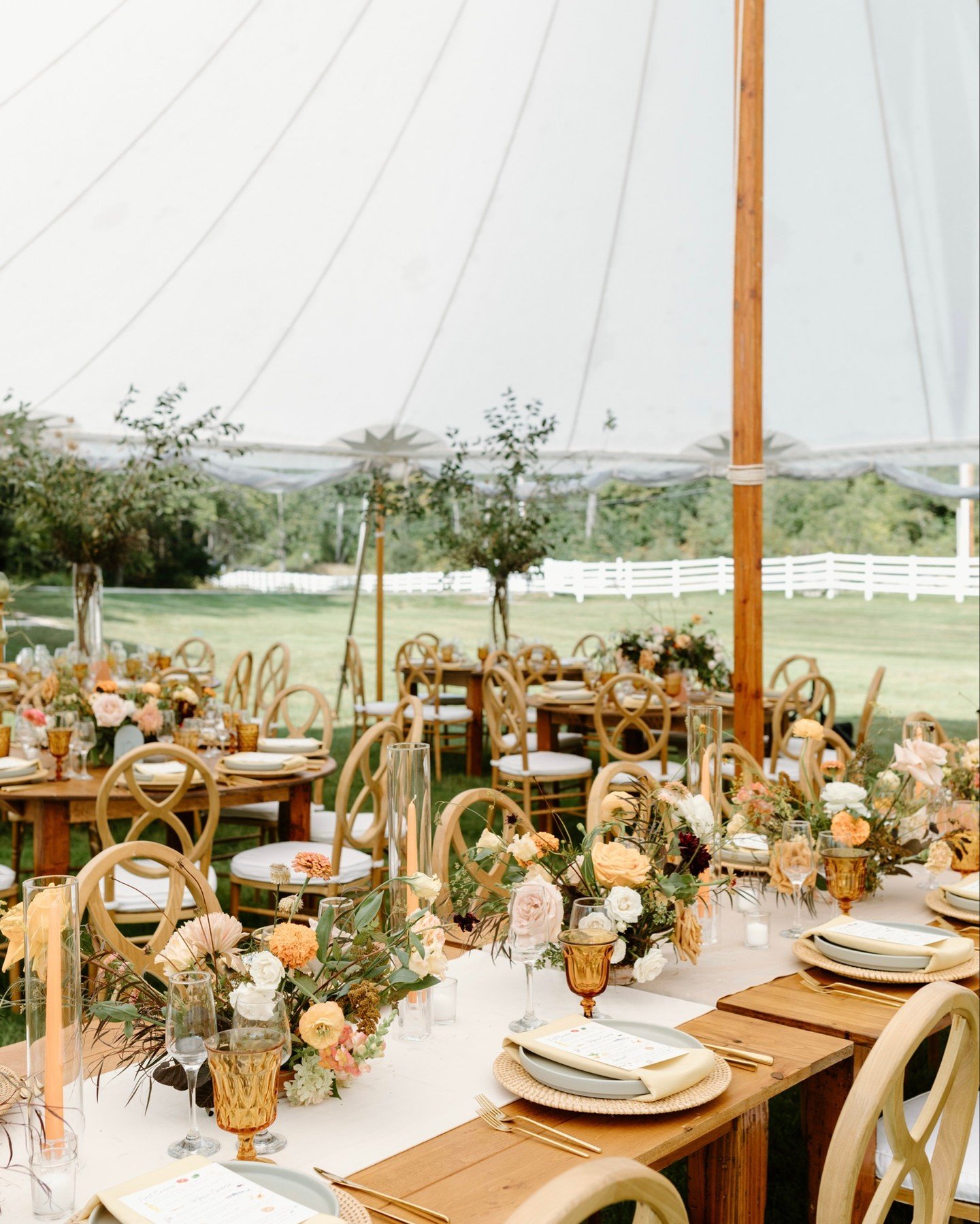 Three years later. Still a favorite.

Photo // @jillhoylephotography 
Video // @rebeccadrouin_ 
Venue // @cunninghamfarmmaine 
Catering // @walkersmaine 
Entertainment // @night_shift_entertainment and @honeytrainband 
Florals // @apothecaflowers 
Li