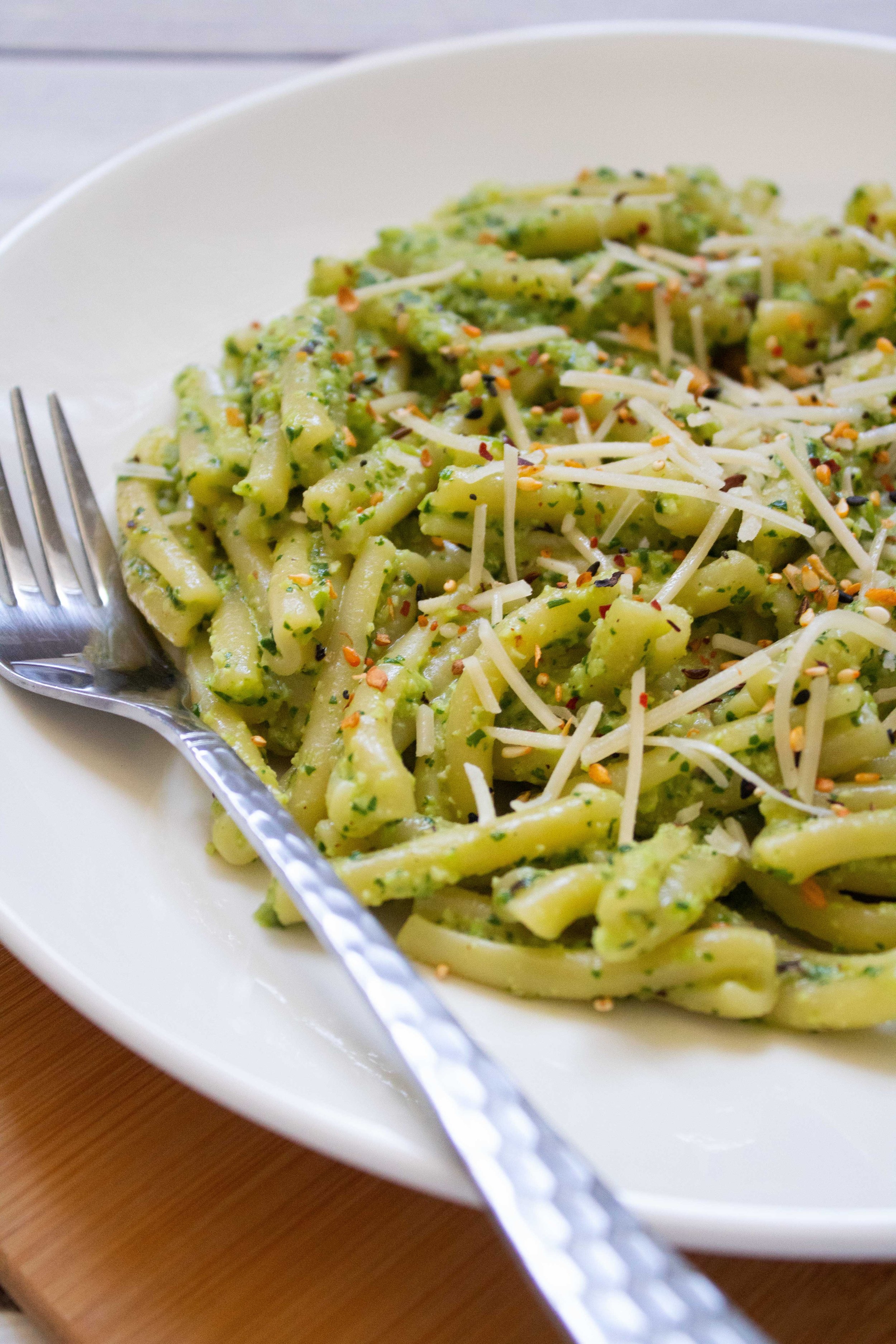 Spring Edamame Pasta 