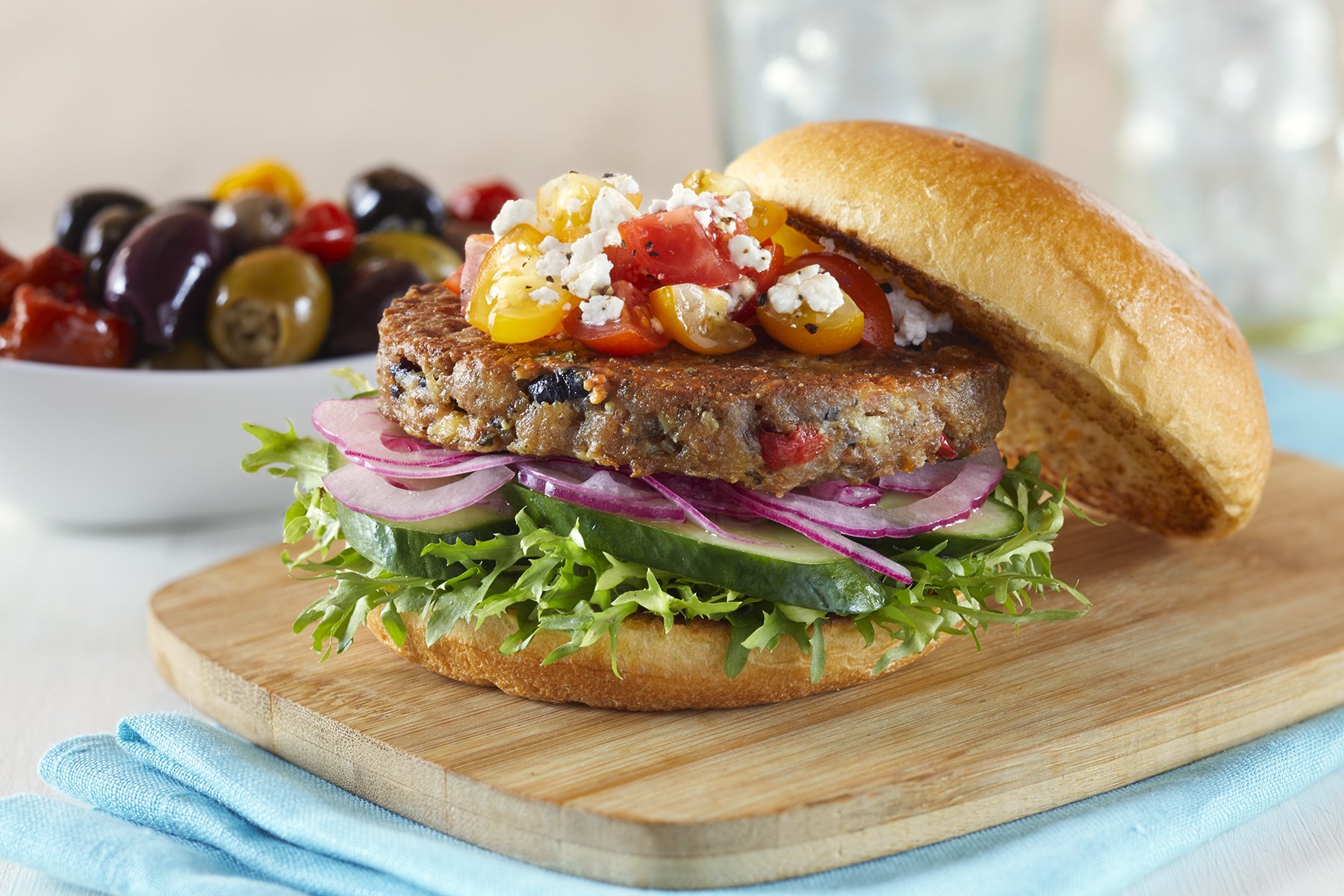 A9Ω™ Mediterranean Plant-Based Burger (Copy)