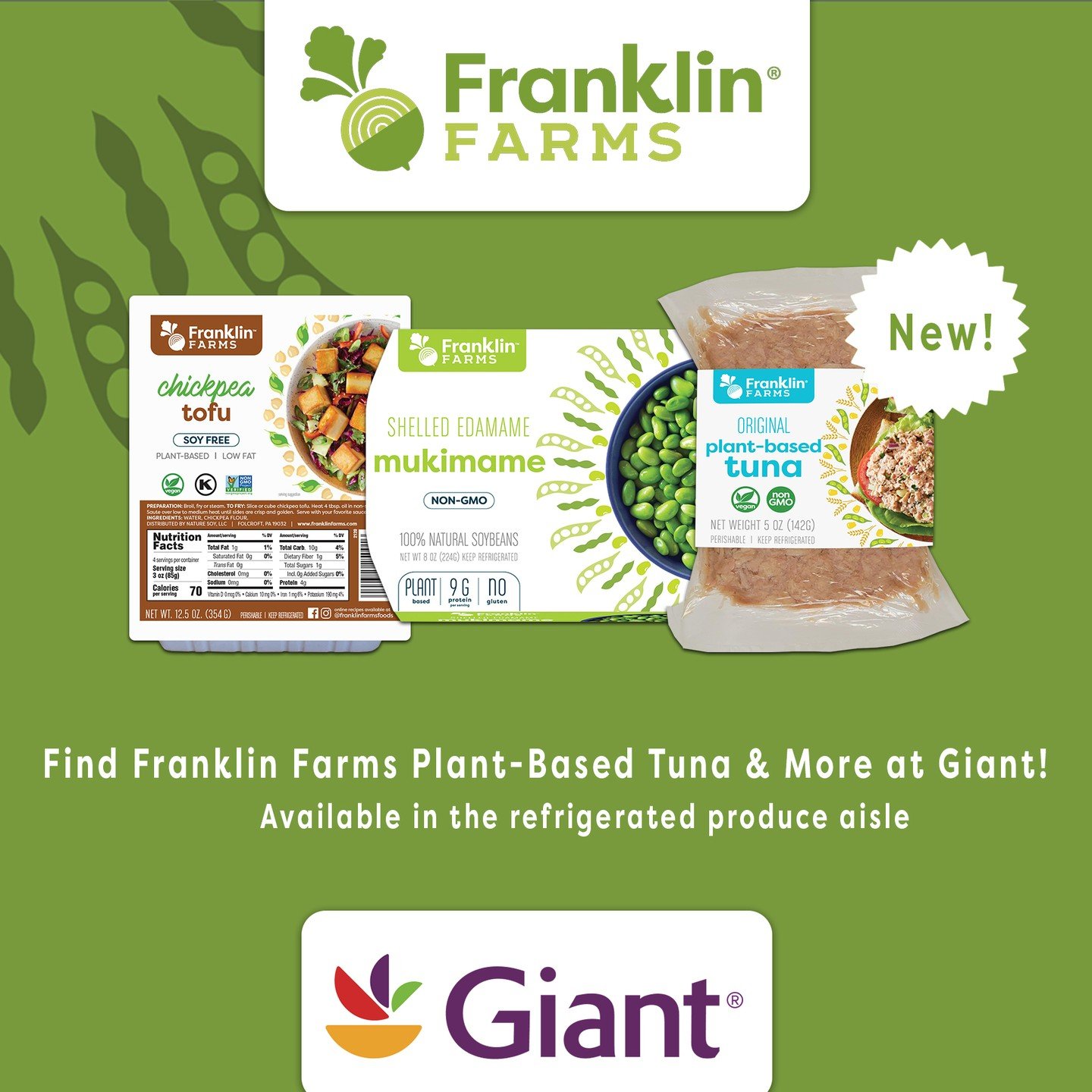 Find #FranklinFarmsFoods at your local Giant stores! 🎉