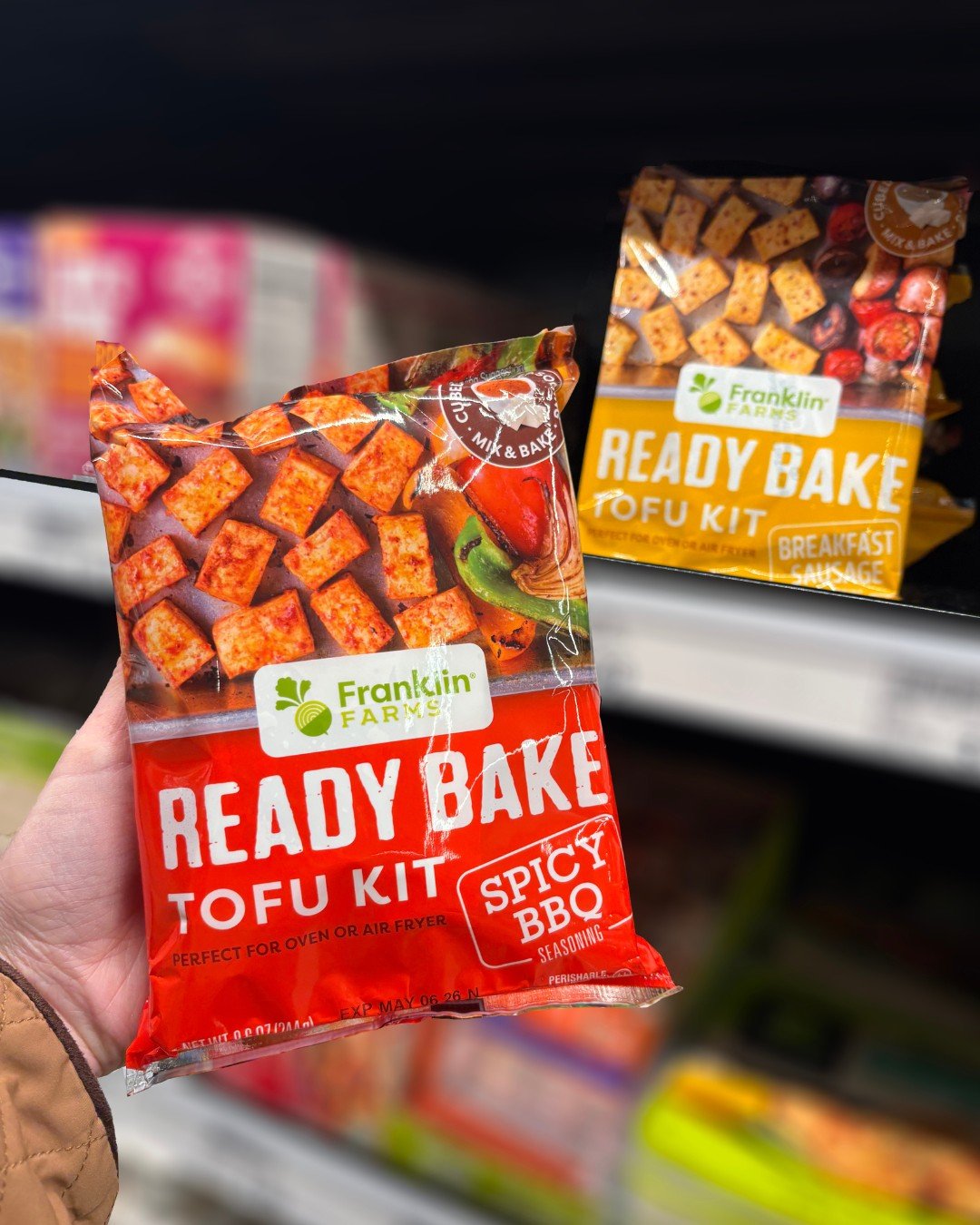 Head on over to your local @meijerstores to find our Ready Bake Tofu Kits! 
🛒 

#FranklinFarmsFoods #TofuKits #PlantBased #Vegan #PlantPowered