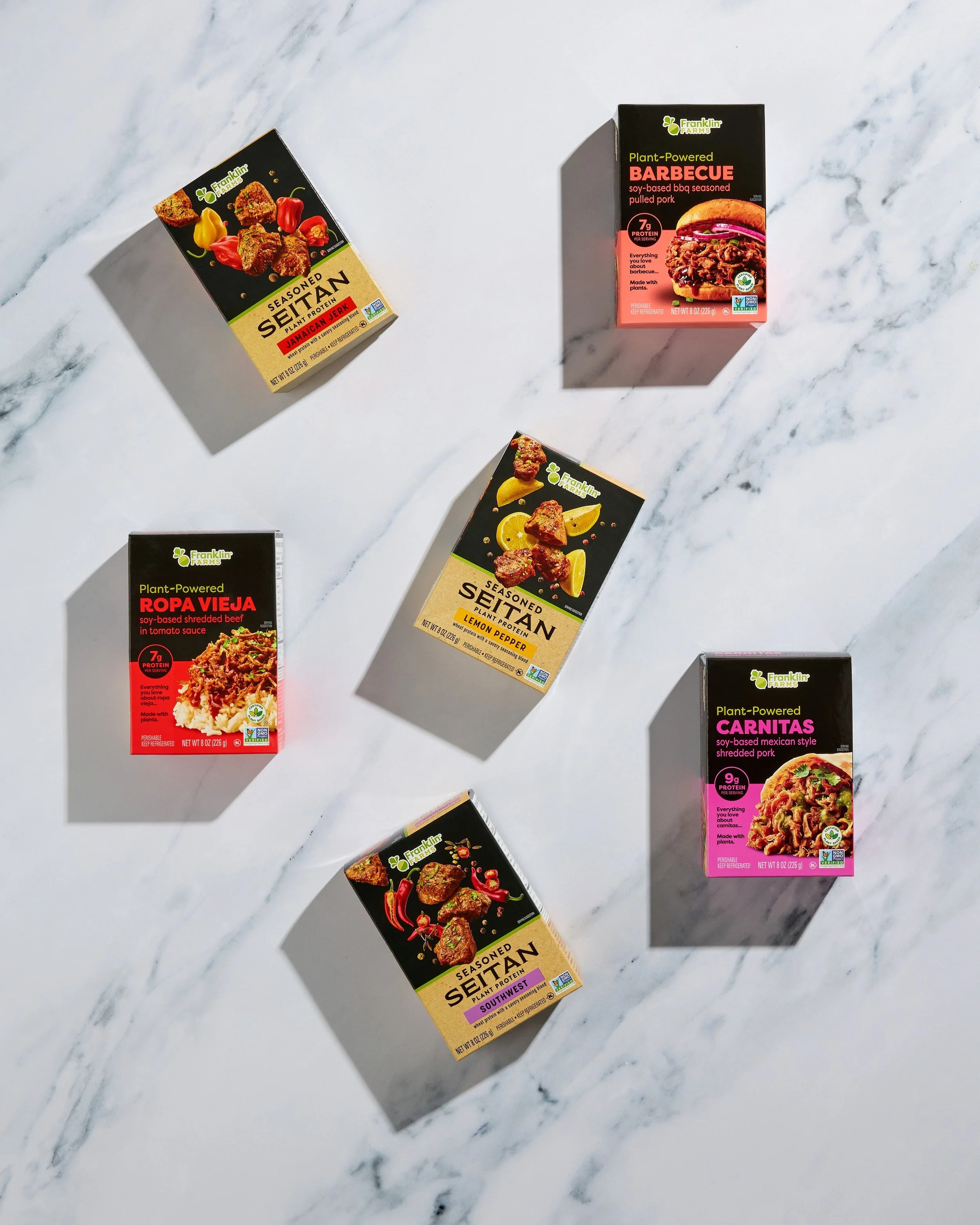 Take your pick! Which one would you try first?!🔥

#FranklinFarmsFoods #SeasonedSeitan #PlantPoweredMeat