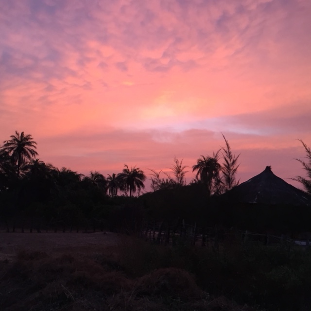 Sunset over Jaliya Camp