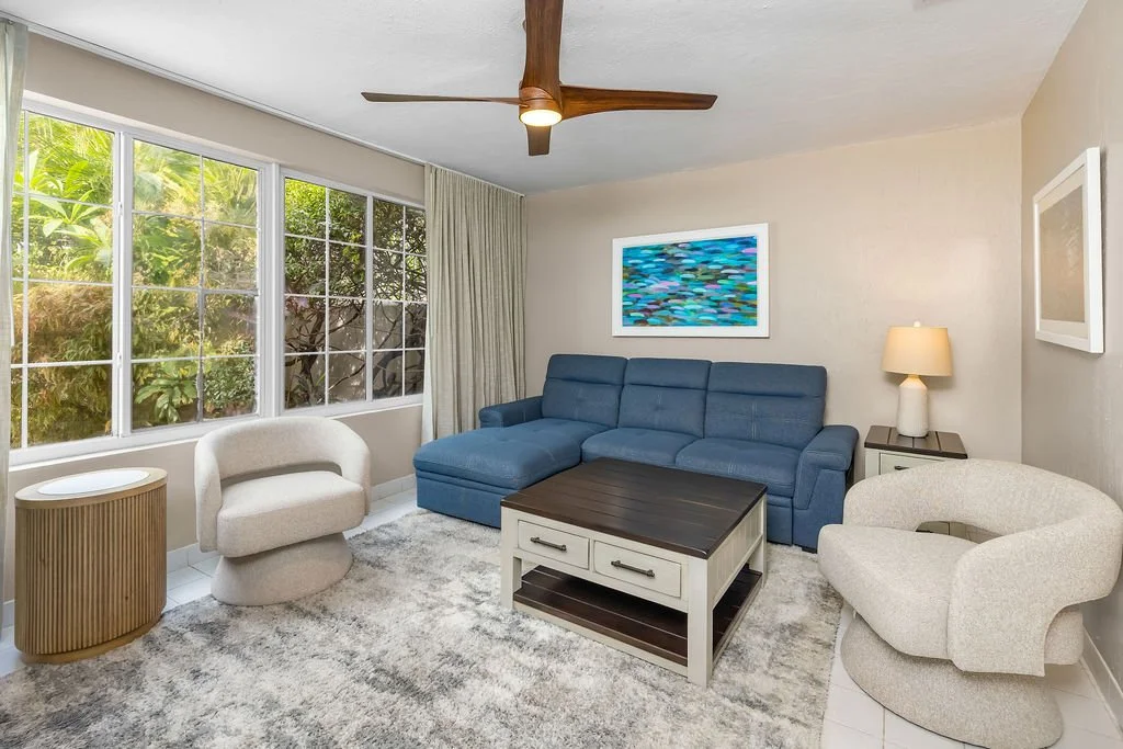 Guest cottage living room