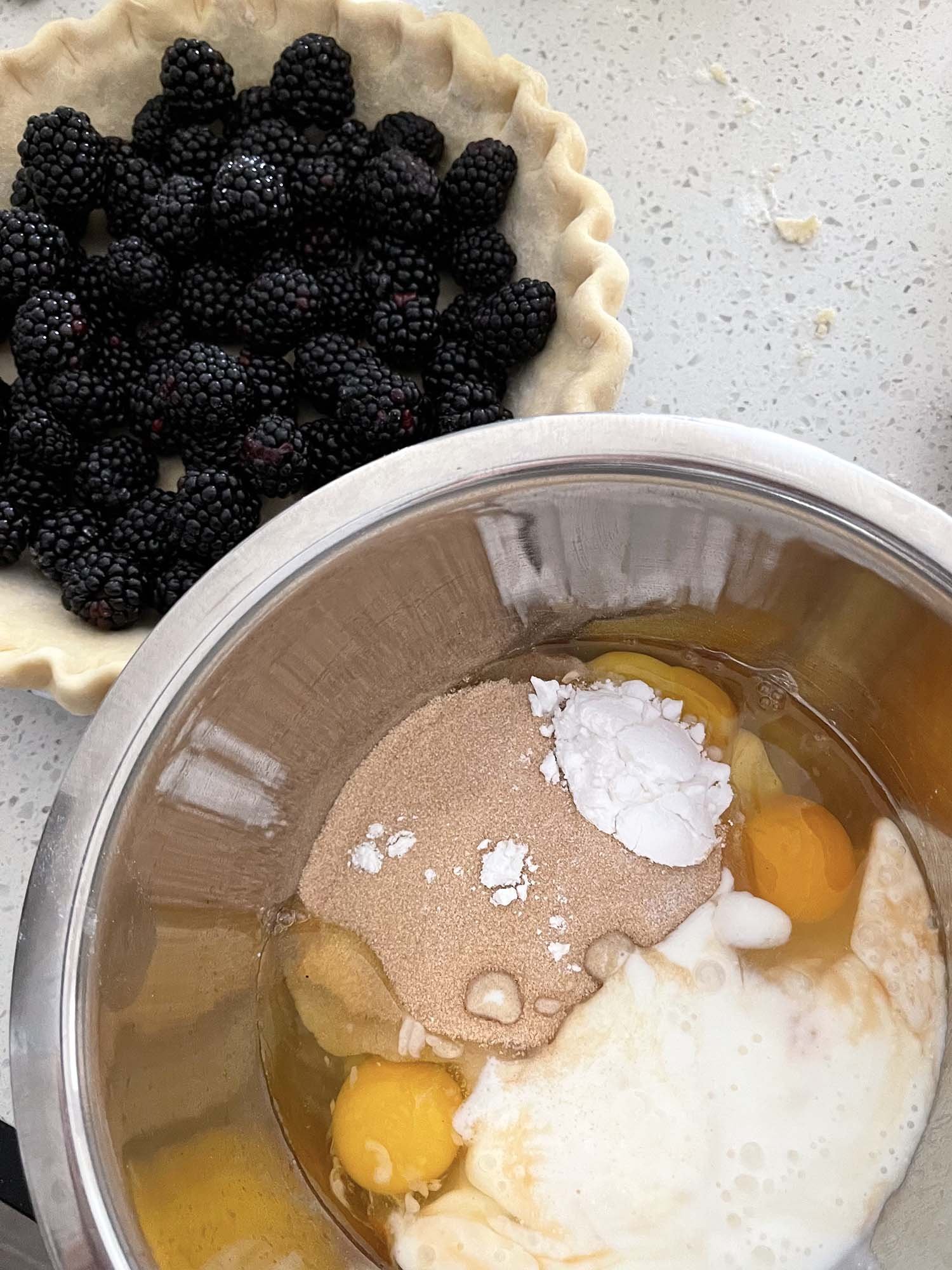 Blackberry Custard Pie — Blue Hill Co-op