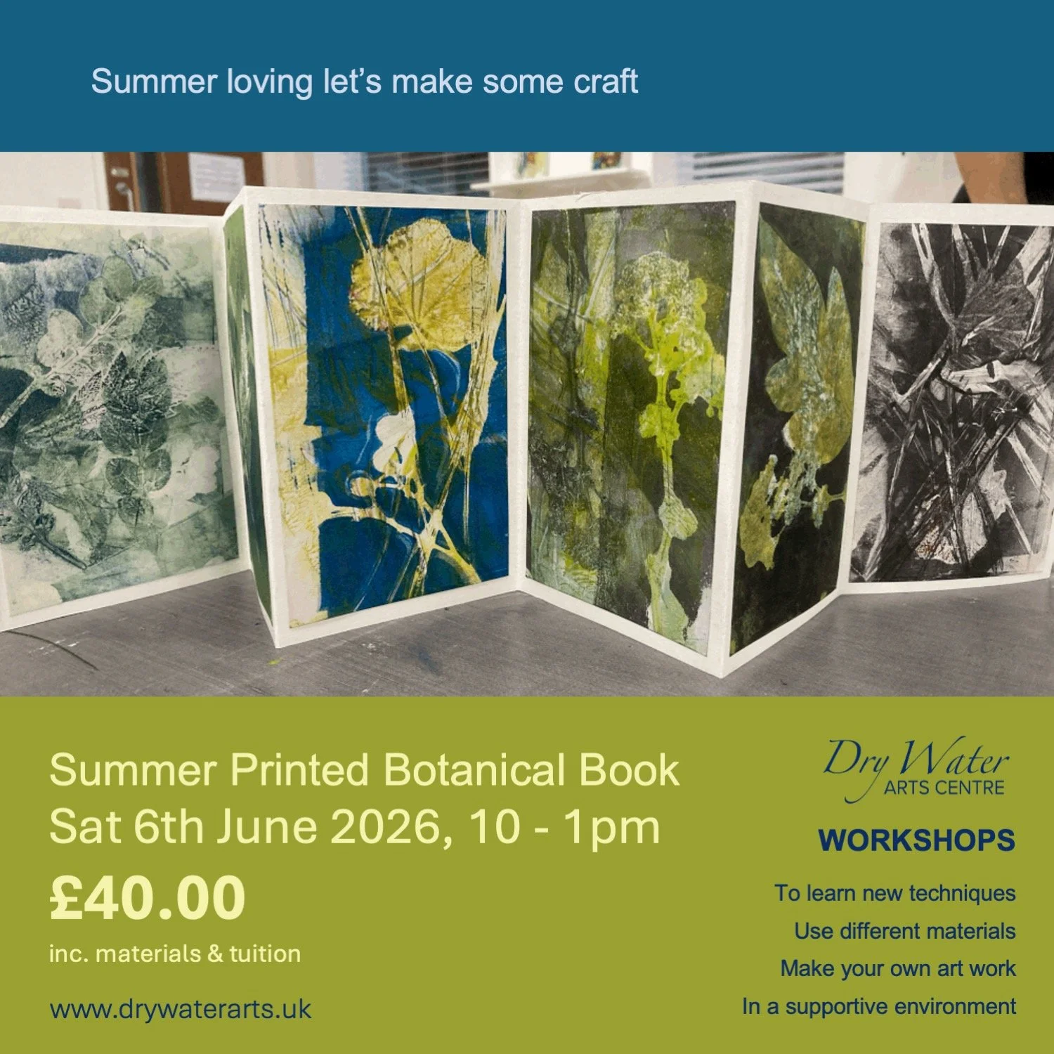 book online at www.drywaterarts.uk