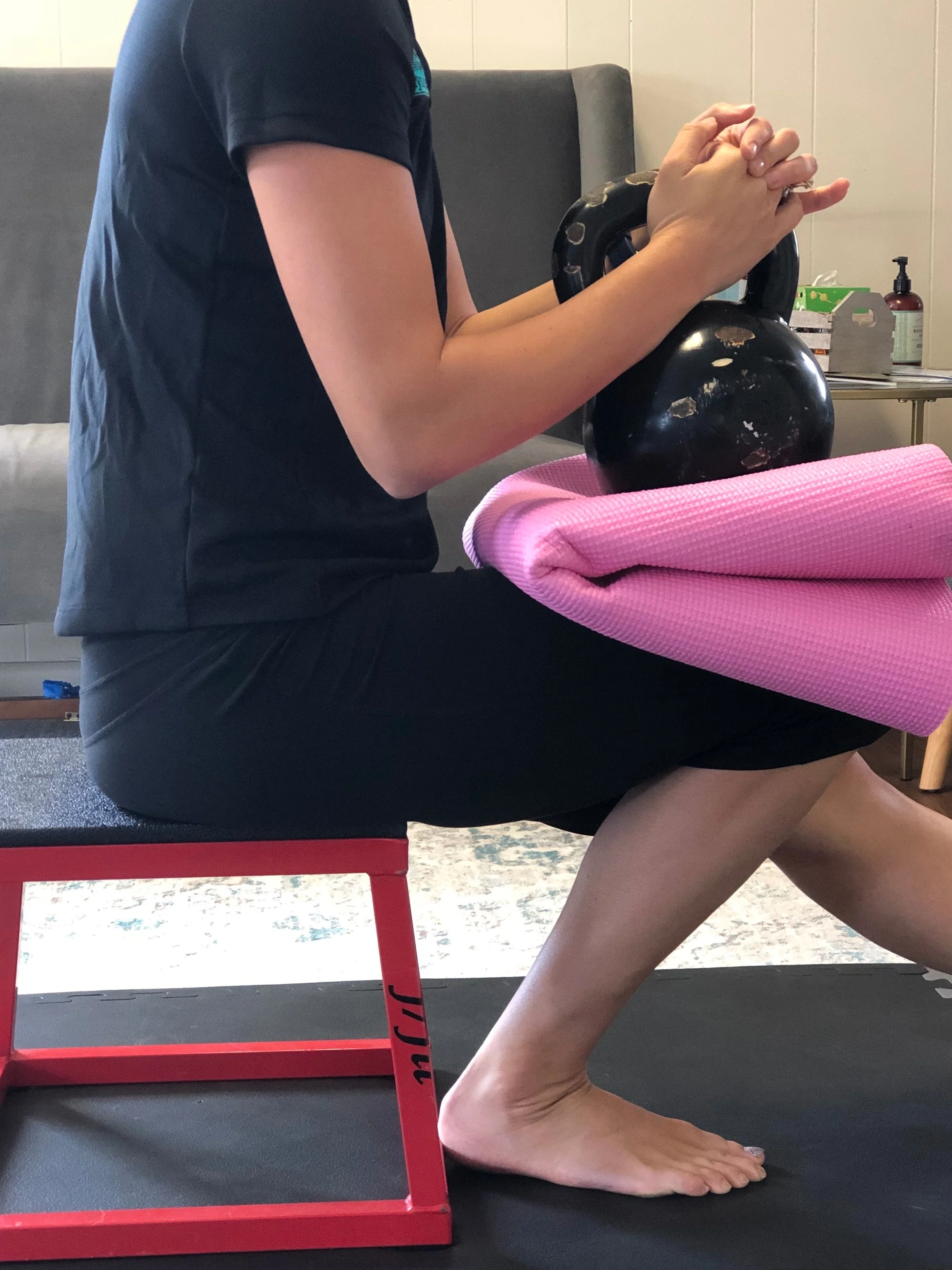 Weighted Ankle DF Mobilization