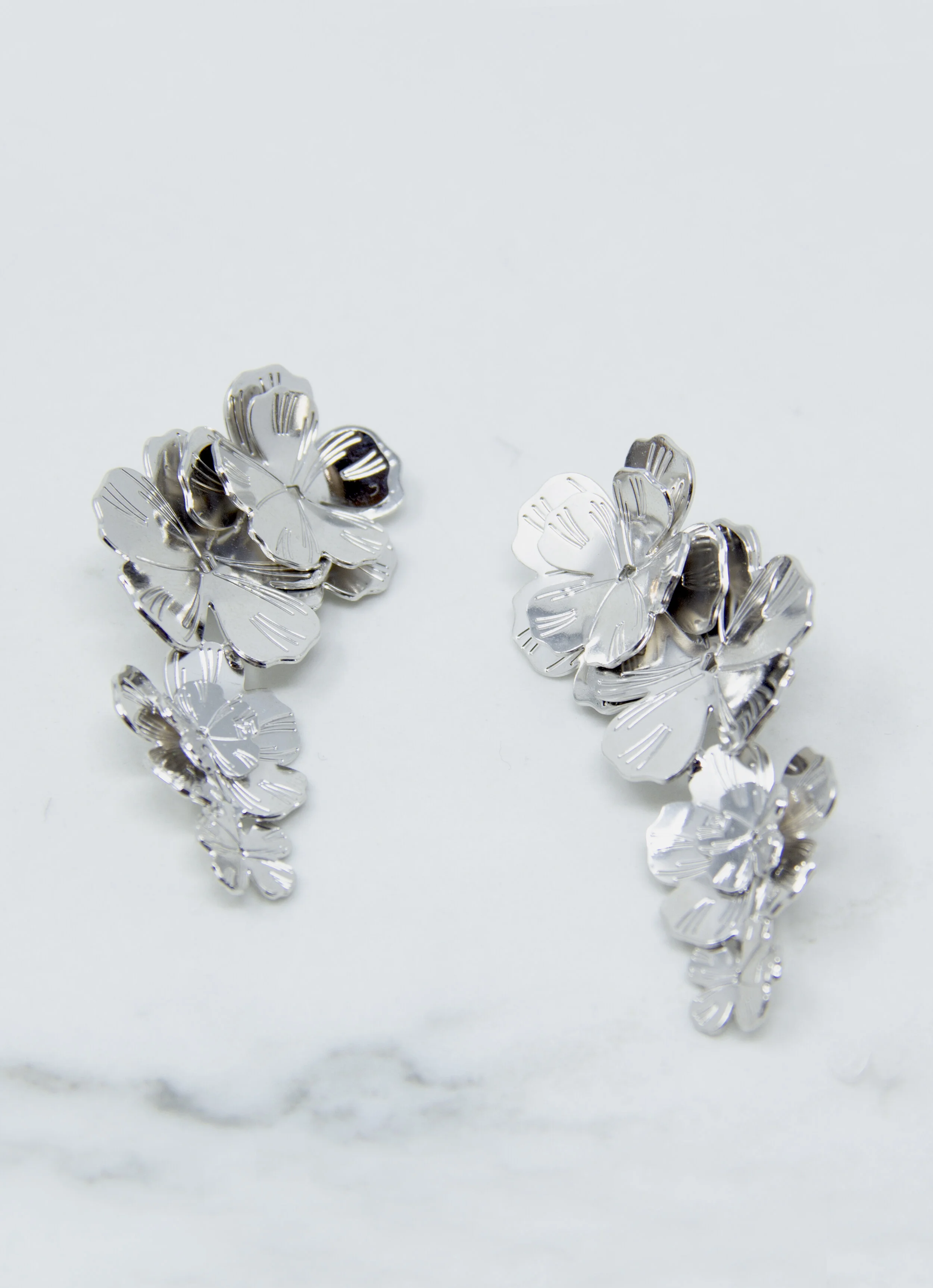 Les Cerises de Mars Mariage Boucles D'Oreilles Vahina finition argent