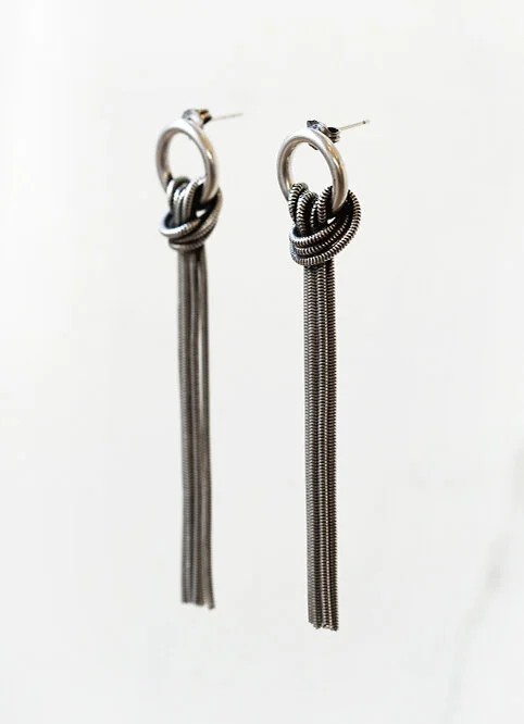 Les Cerises de Mars Mariage Boucles d'oreilles Stéphanie finition argent attache
