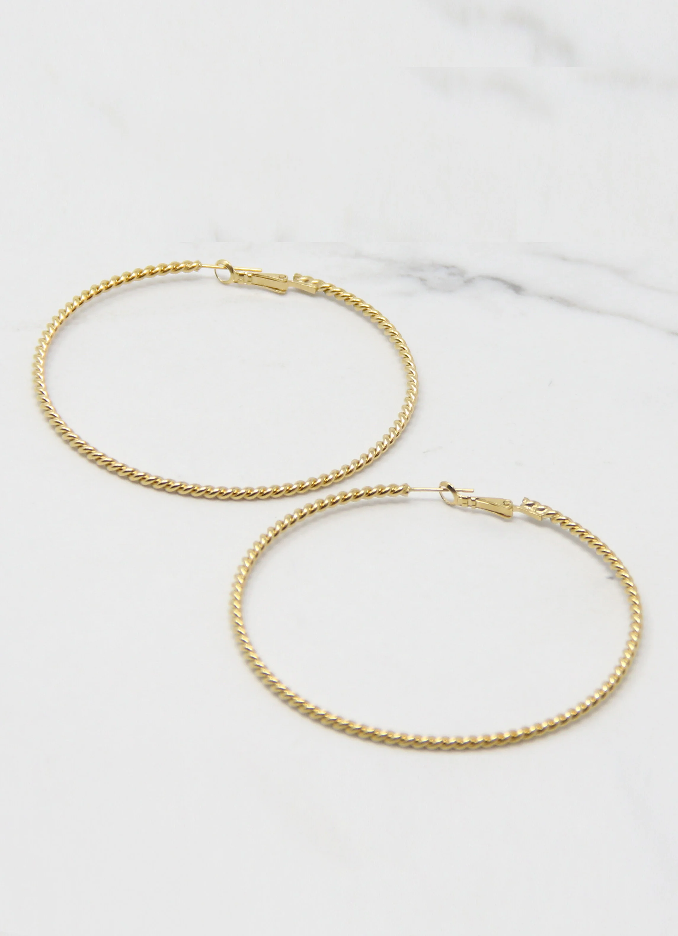 Les Cerises de Mars Boucles d'oreilles Lucie L finition or