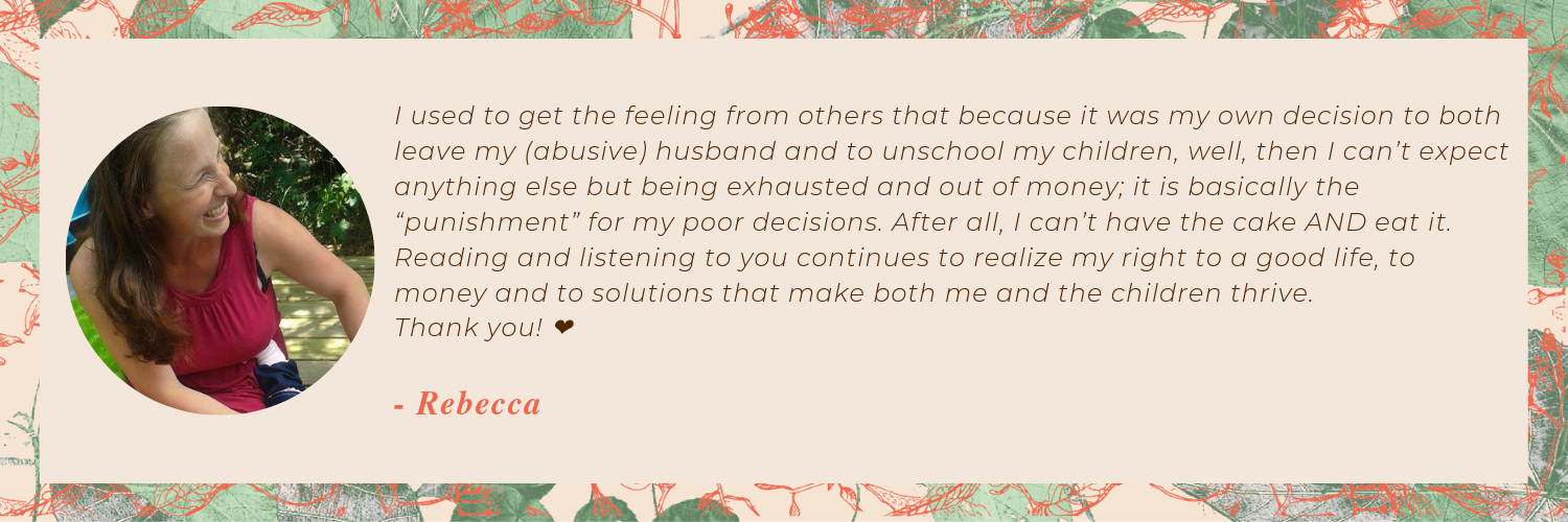 “I have listened to these lessons multiple times and have gone back to my workbook answers daily. I am so excited to wake up to my children everyday and I’ve noticed a huge shift in my perspective in my role as (1).png