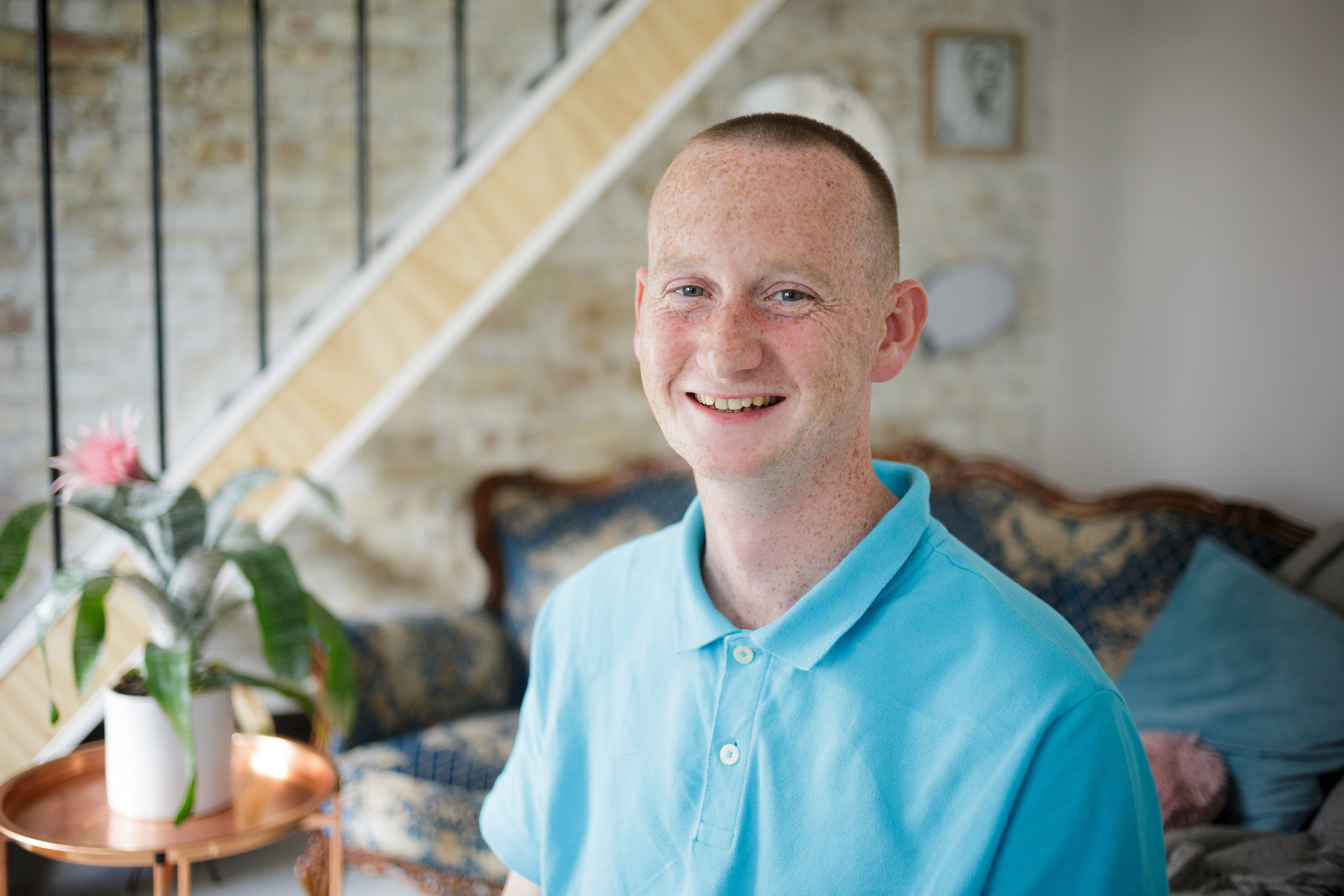 Phil Davies, 30, who is living with rheumatoid arthritis.
31/07/2017 - Photograph by Sam Frost ©2017 - www.samfrostphotos.com