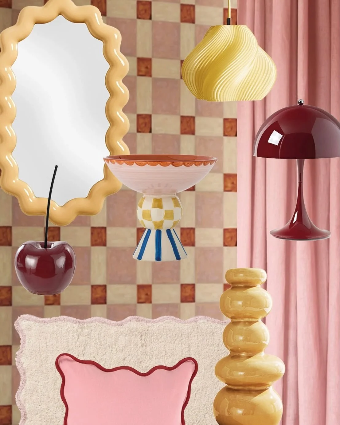 Vi bjuder p&aring; lite f&auml;rgglad fredagsinspo! 🍒☀️ Ha en fin helg allihopa! ⭐️

#inredning #inredningsdetaljer #inredningsinspo