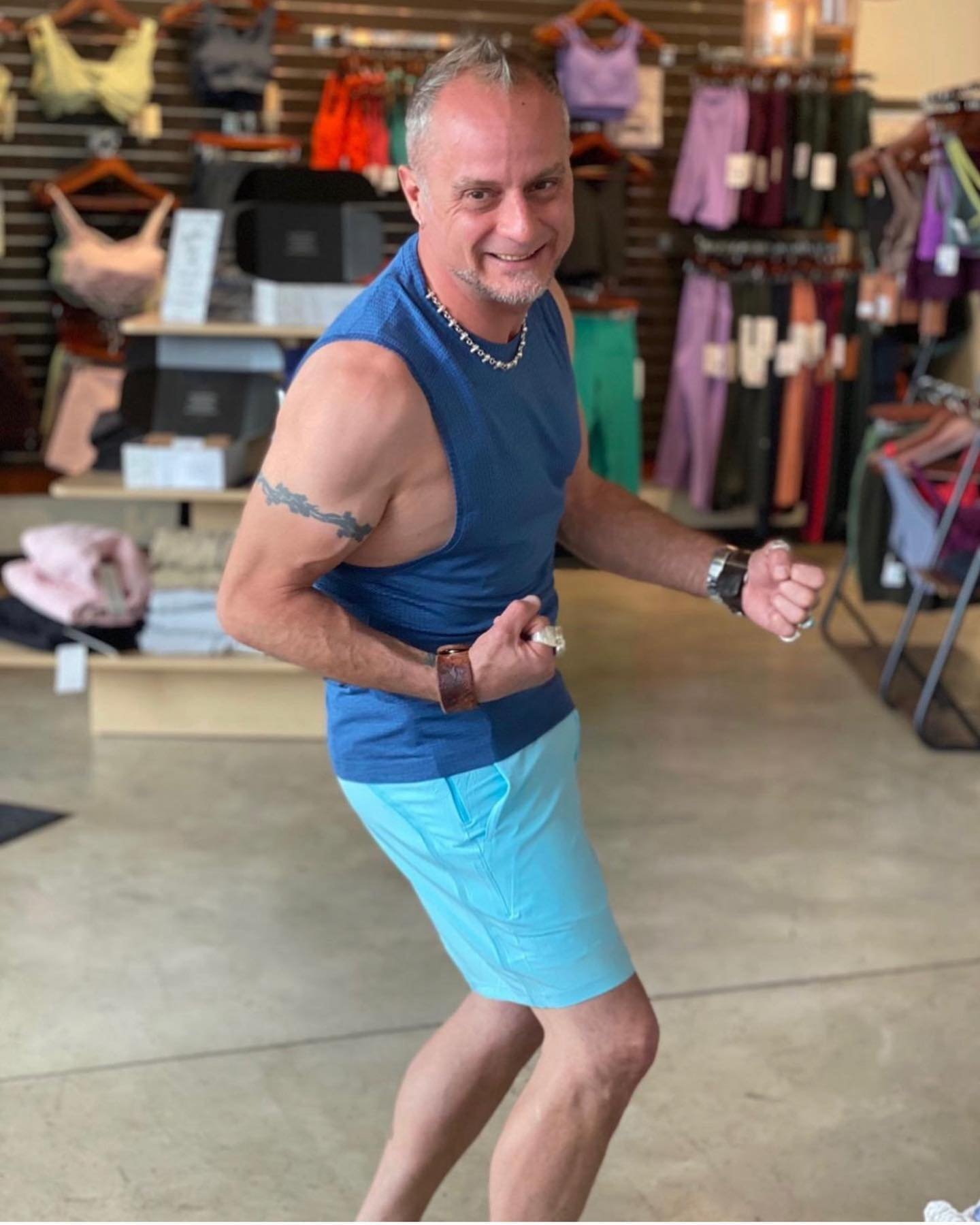 Did you know we carry athletic wear for men? 
.
Good quality clothes made for moving and sweating in make a biiig impact in your practice!
.
Come check &lsquo;em out 🥰
.
.
#athleisure #lululemon #yogastudio #pilatesstudio #namastenorth