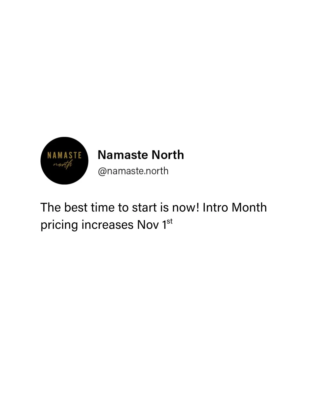 Our Intro Month gives you a chance to check out our studio before making any commitments. Our hope is that you get to test the waters, see if its the right vibe, see what classes and class times work best for your body and your schedule and really fi