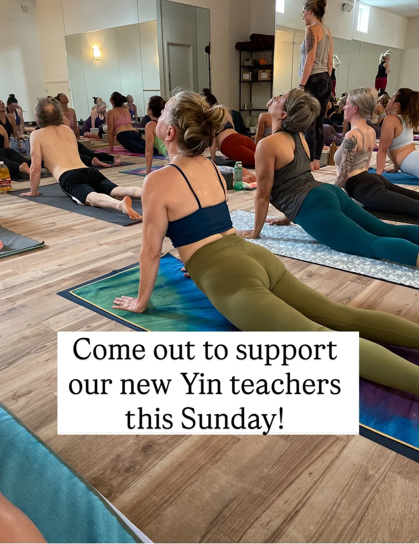 Dec 7th, 1:30pm, we are hosting a 90 minute Yin class, led by our fabulous new teachers @judi_a01 &amp; @mellysk8 !!
.
You already know and love these ladies and now we get to support them in their new modality! Each teacher will lead the room for 45