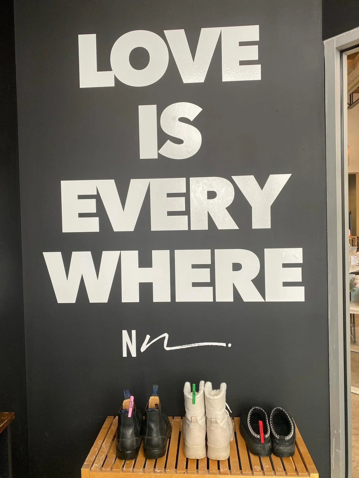 Winter time is pretty magical here at Namaste North
&amp; it also means everyone&rsquo;s coming in with very similar looking boots and shoes 👀
Grab a set of our matching clothespins when you come in for class to make sure you know which boots are yo