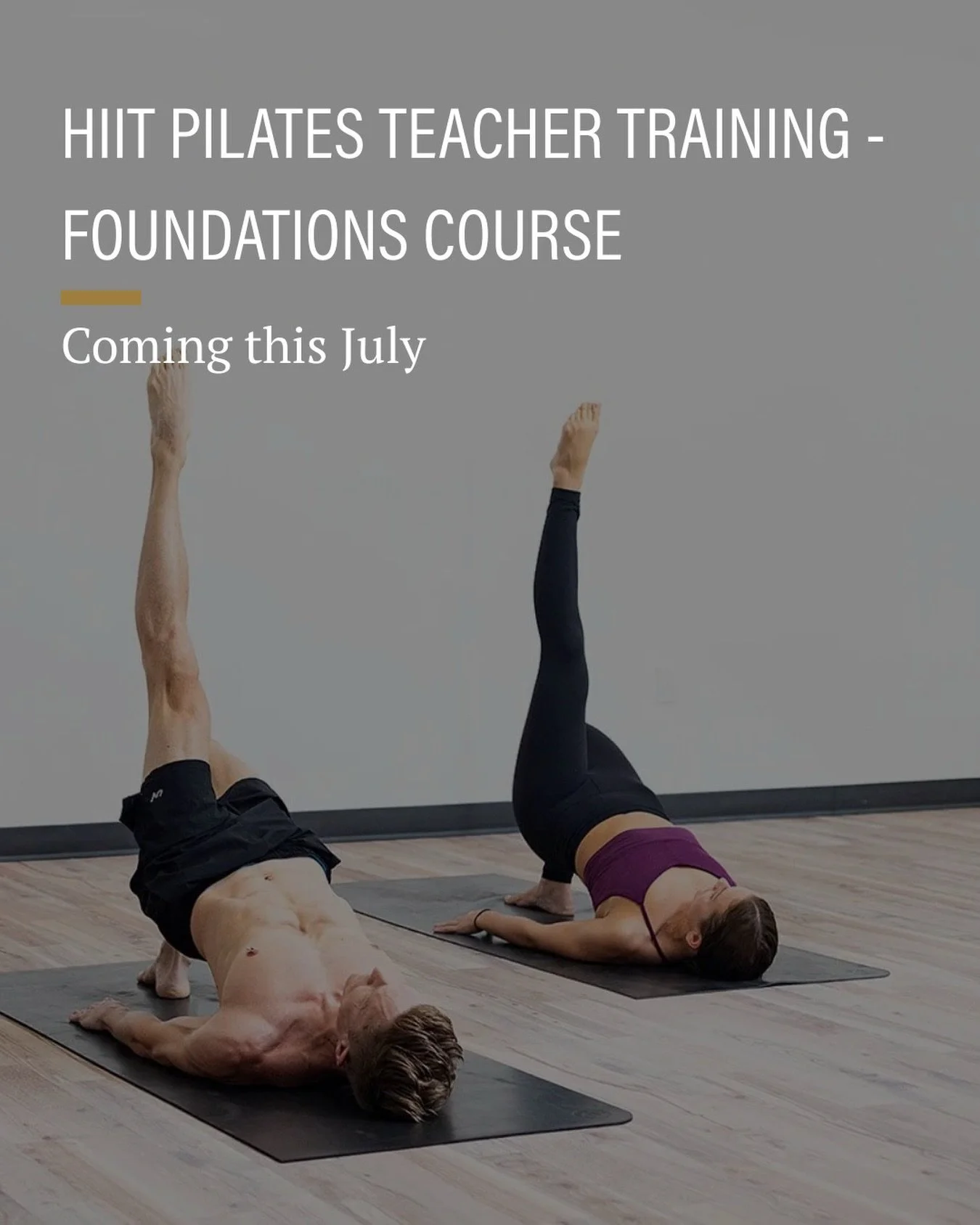 BECOME A CONFIDENT HIIT PILATES INSTRUCTOR
WITH A CLEAR METHOD, STRONG FOUNDATIONS, AND REAL TEACHING EXPERIENCE 💪

This foundations-level training blends Pilates-based movement principles with high-intensity interval training to help you design and