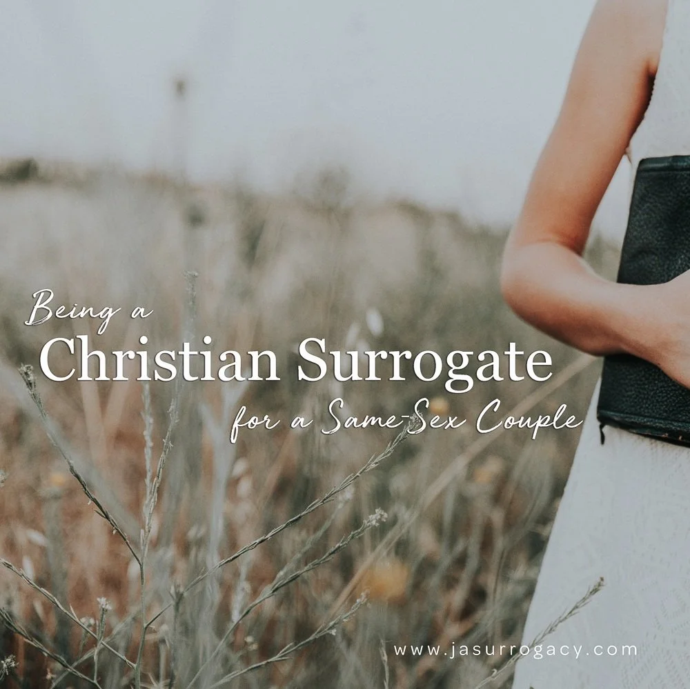Being a Christian Surrogate for a Same-Sex Couple