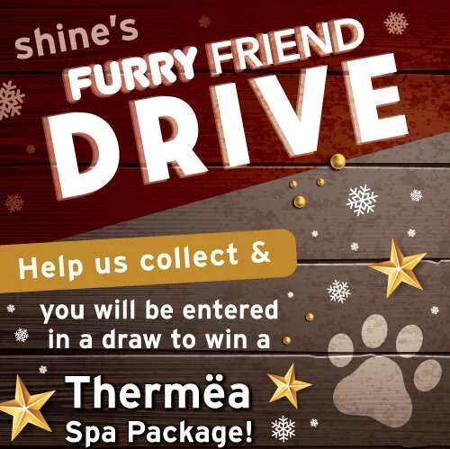 Shine's Furry Friend Drive!