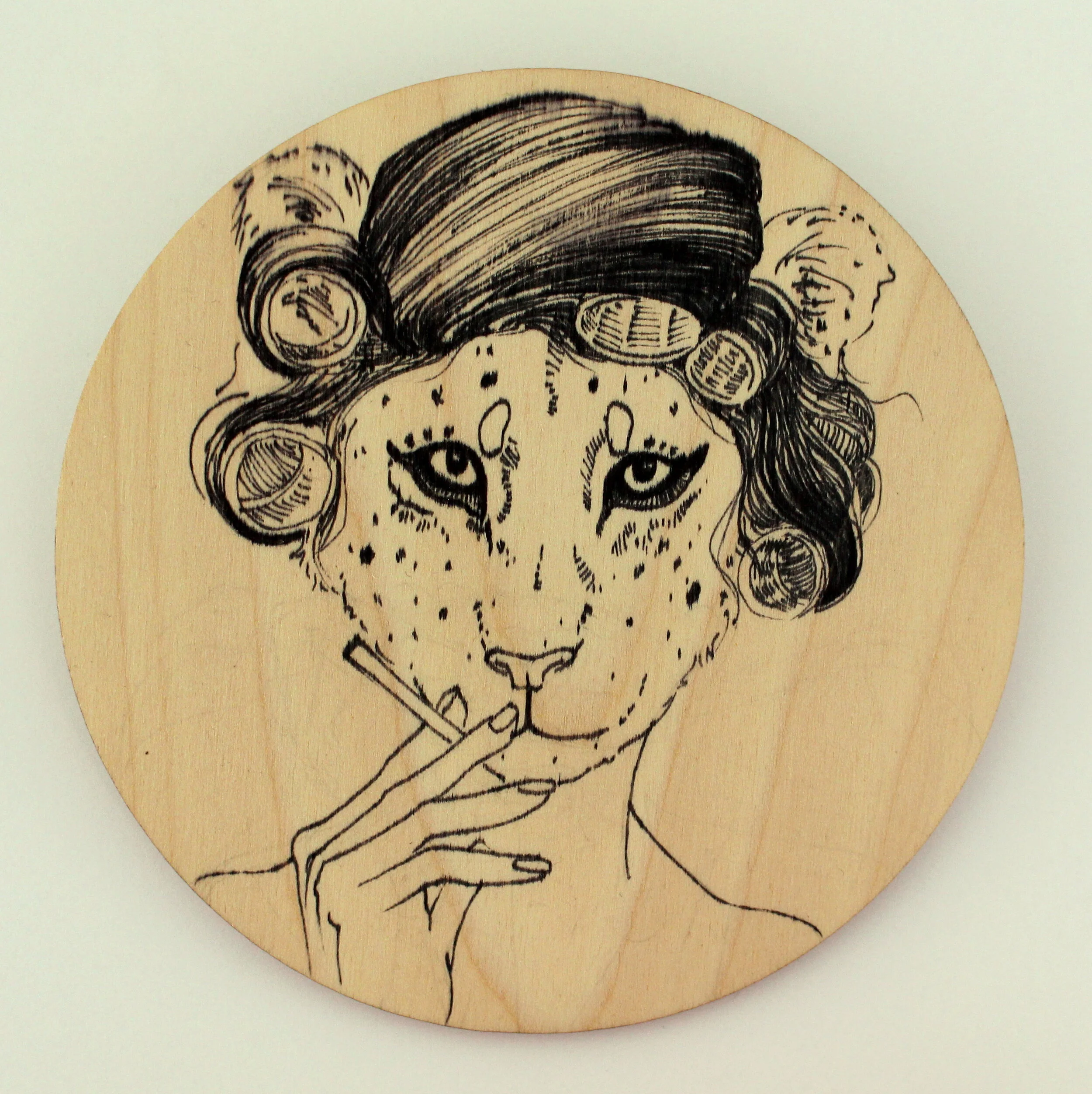 Katerina Pravda_Original Art_Don't Shoot Me For My Spots.JPG