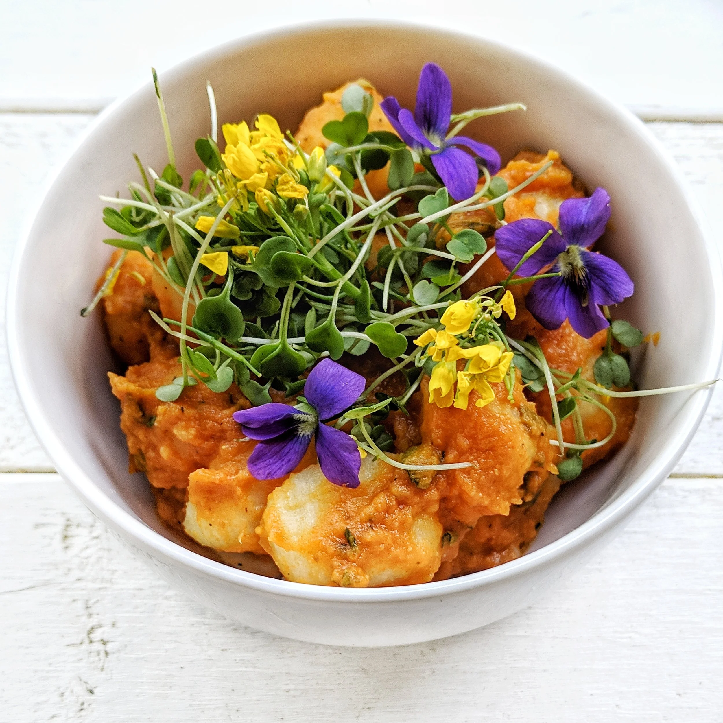 Pumpkin Gnocchi With Sage &amp; Thyme