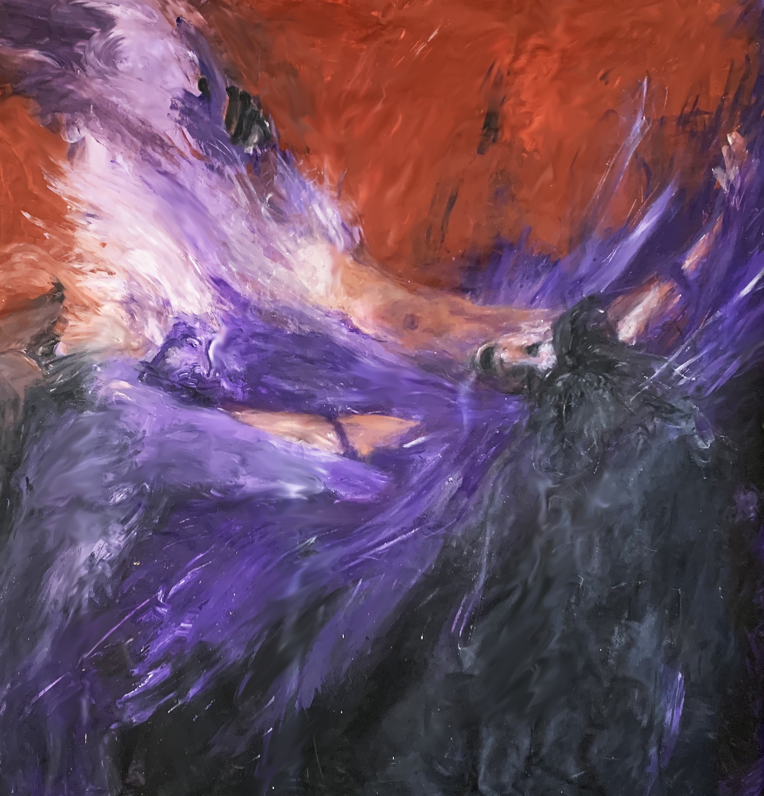 Acrylic on Canvas. 60"x60".