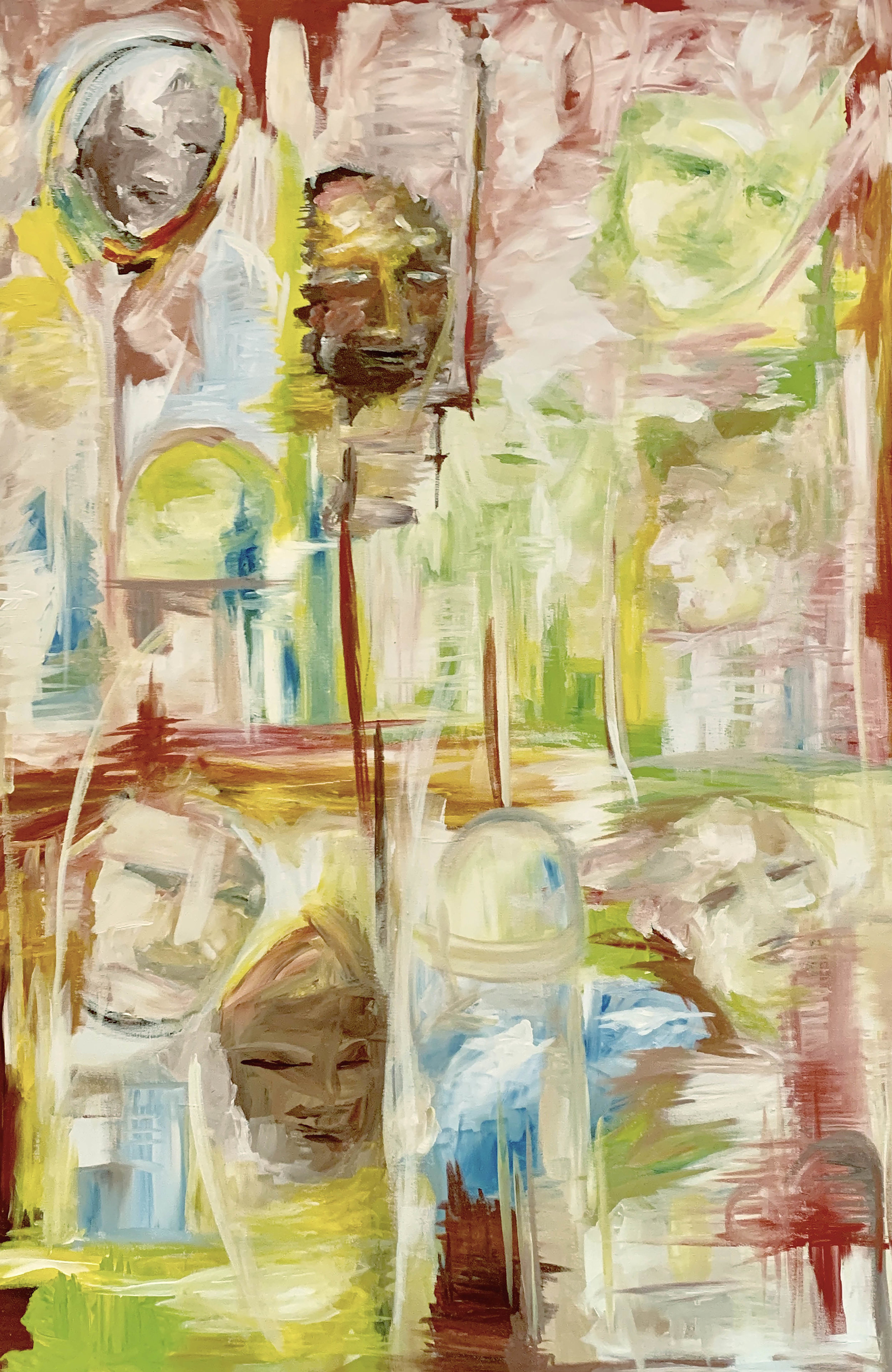 Acrylic on Canvas. 36"x48".