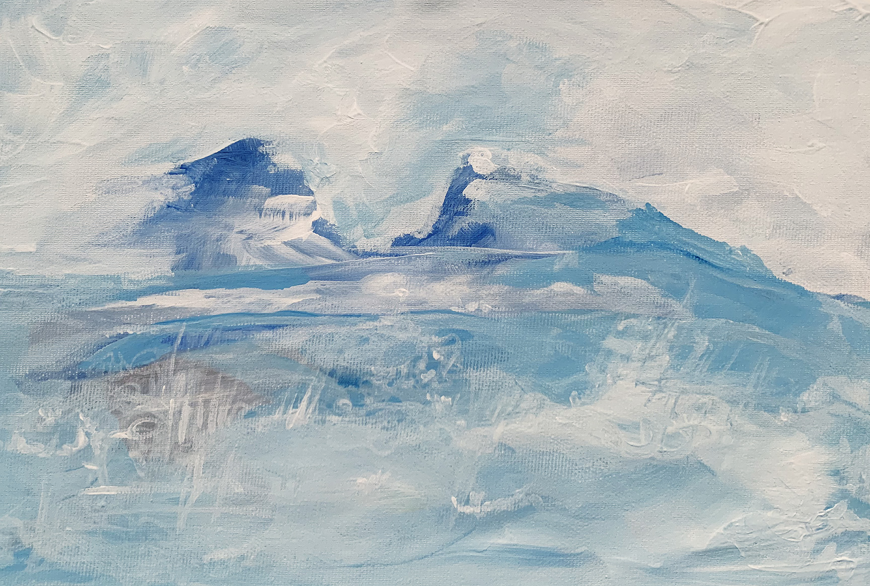 Acrylic on Canvas. 5"x7".