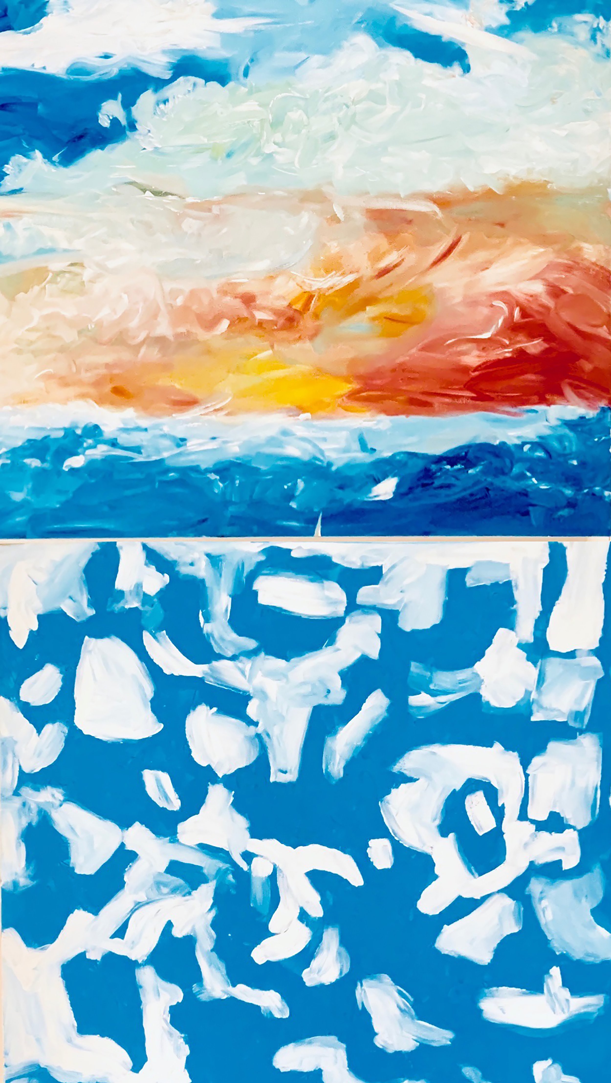 Acrylic on Canvas 30"x64"